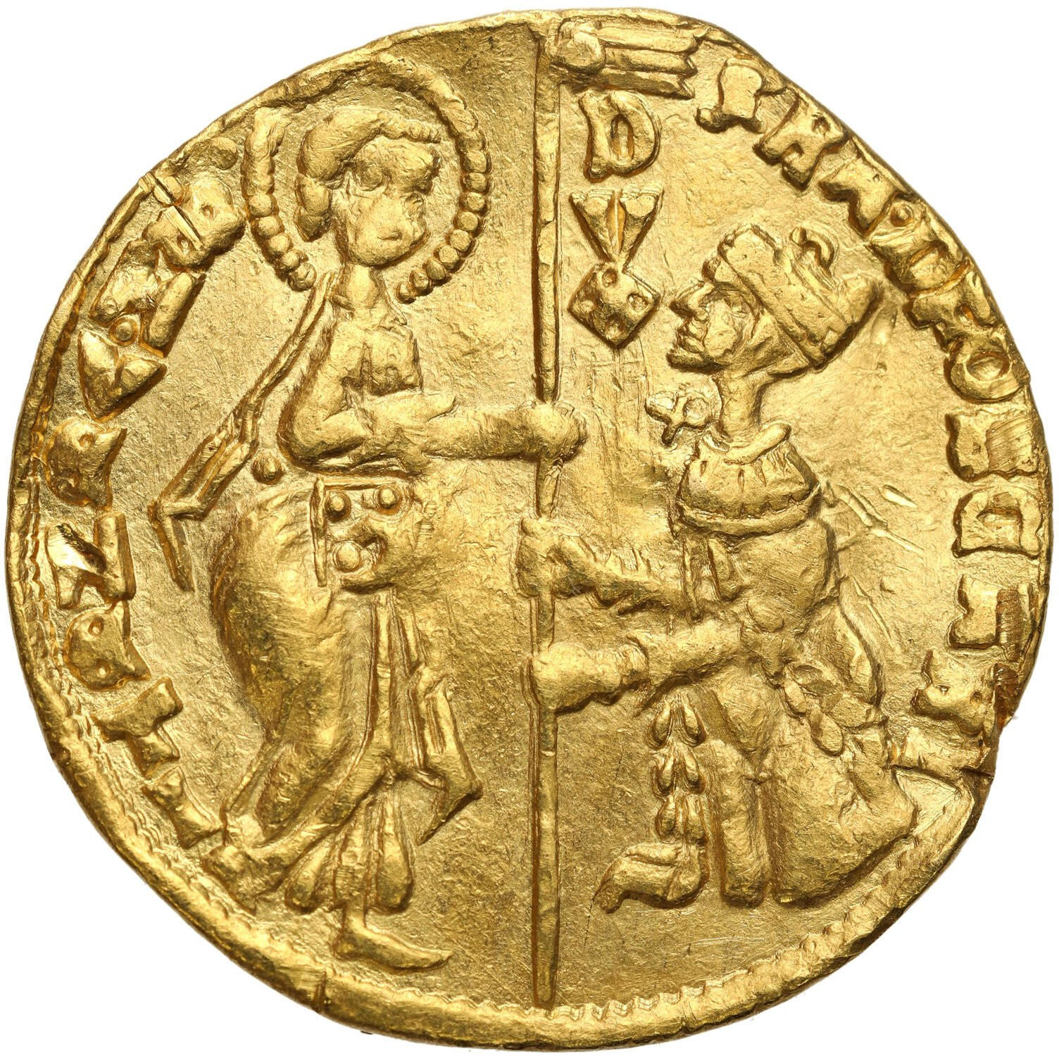 Włochy, Wenecja. Francesco Foscari (1423-1457). Cekin (zecchino) bez daty