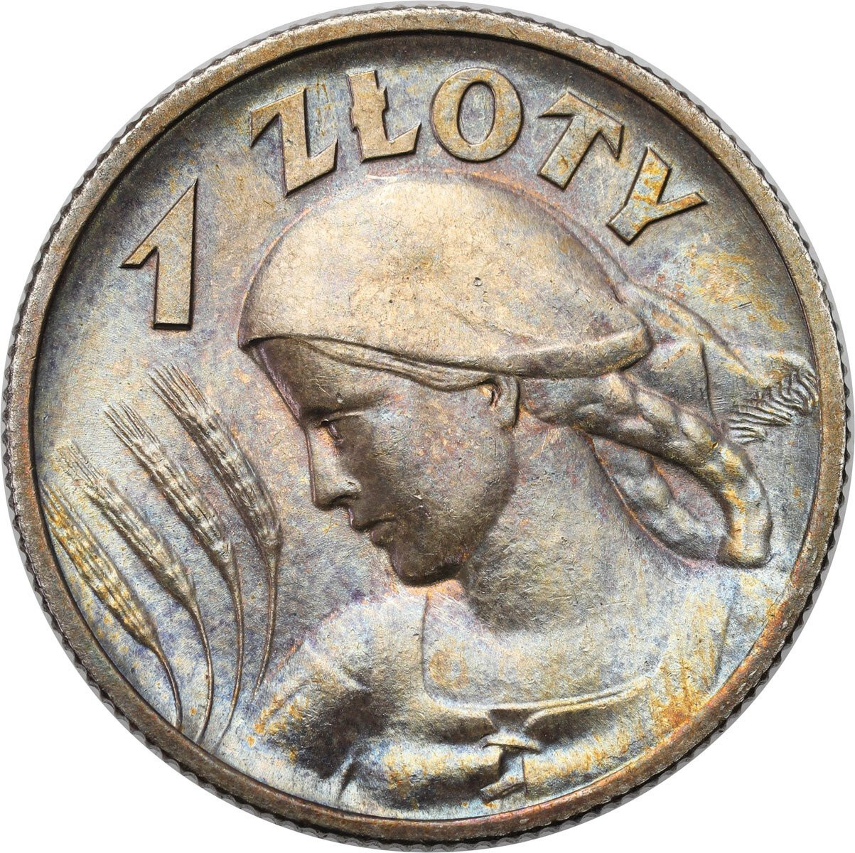 II RP. 1 złoty 1925, Londyn – PIĘKNE