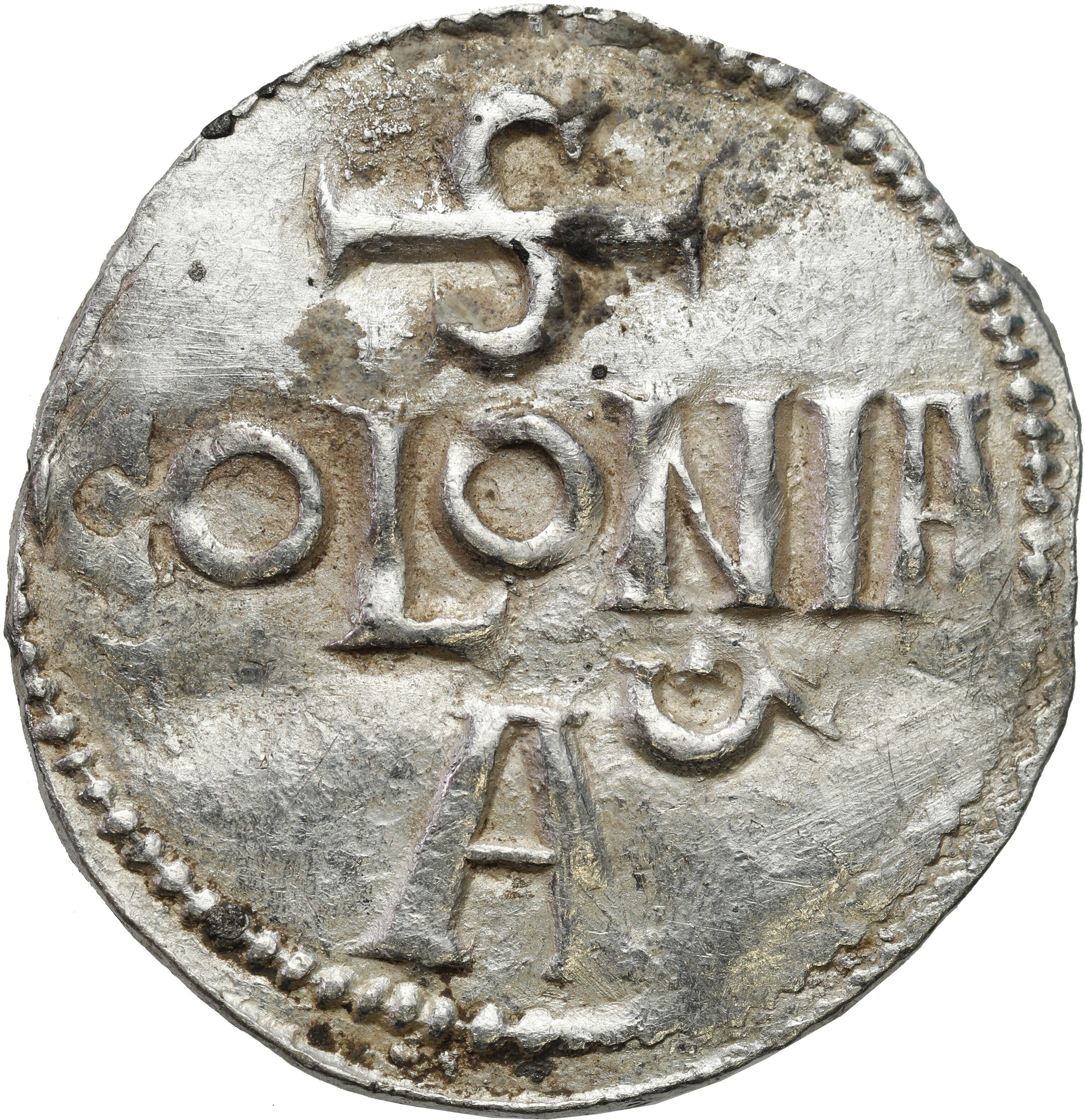Niemcy, Dolna Lotaryngia – Kolonia. Otto III (983–1002). Denar