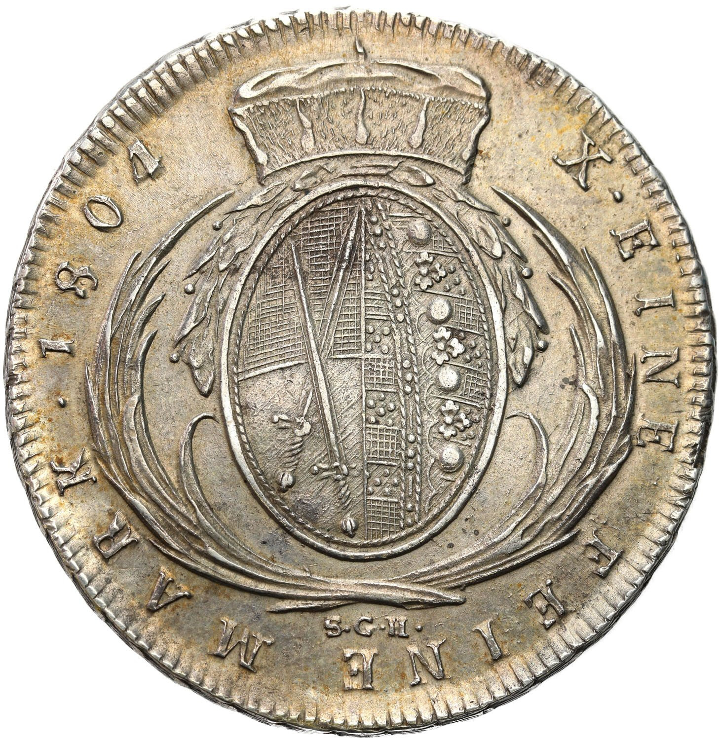 Niemcy, Saksonia. Fryderyk August III (1763-1806). Talar 1804 SGH, Drezno
