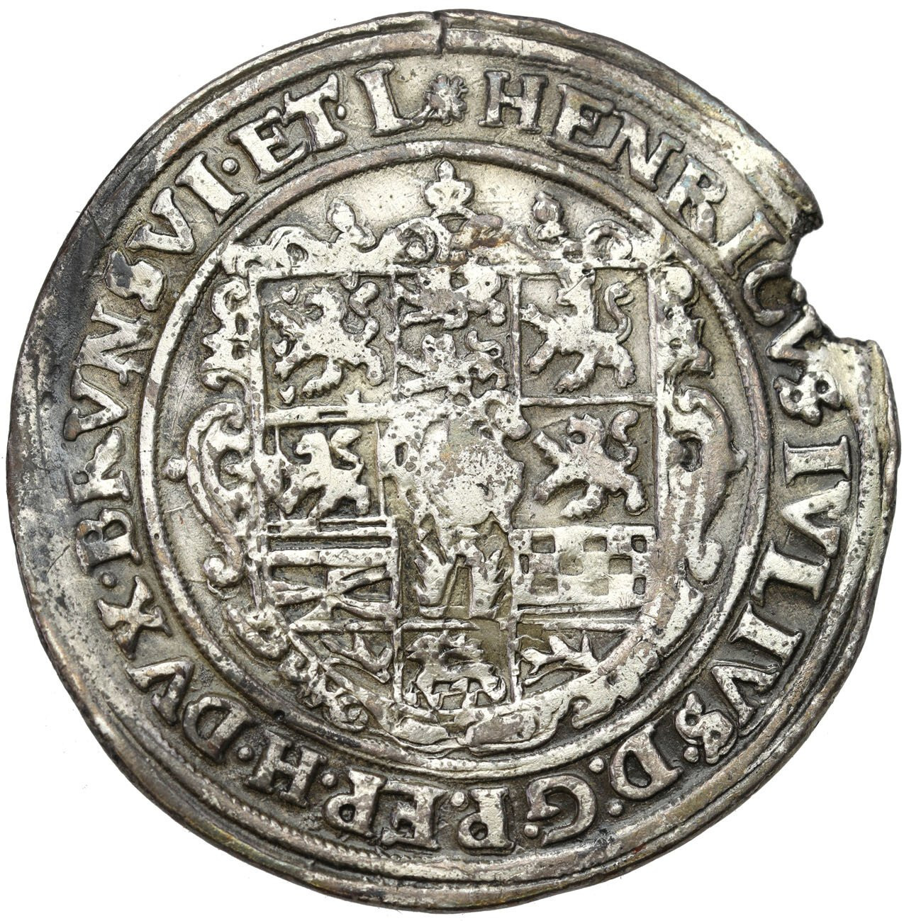 Niemcy, Braunschweig - Wolfenbüttel. Heinrich Julius (1589-1613). 1/4 talara 1611, Andreasberg