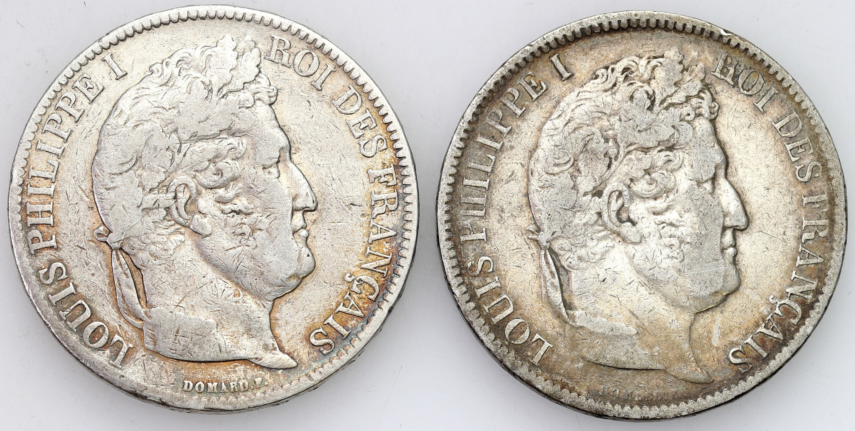 Francja. Louis Philippe I. 5 franków 1831, zestaw 2 sztuk