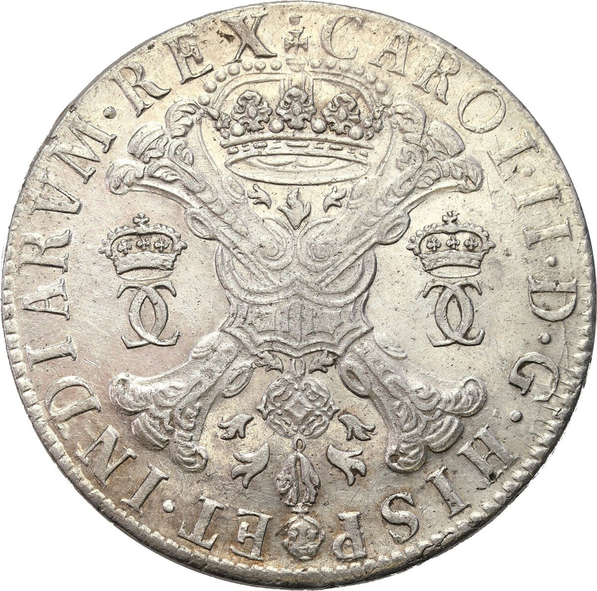 Niderlandy. Brabancja. Karol II. Patagon 1690, Bruksela - PIĘKNY