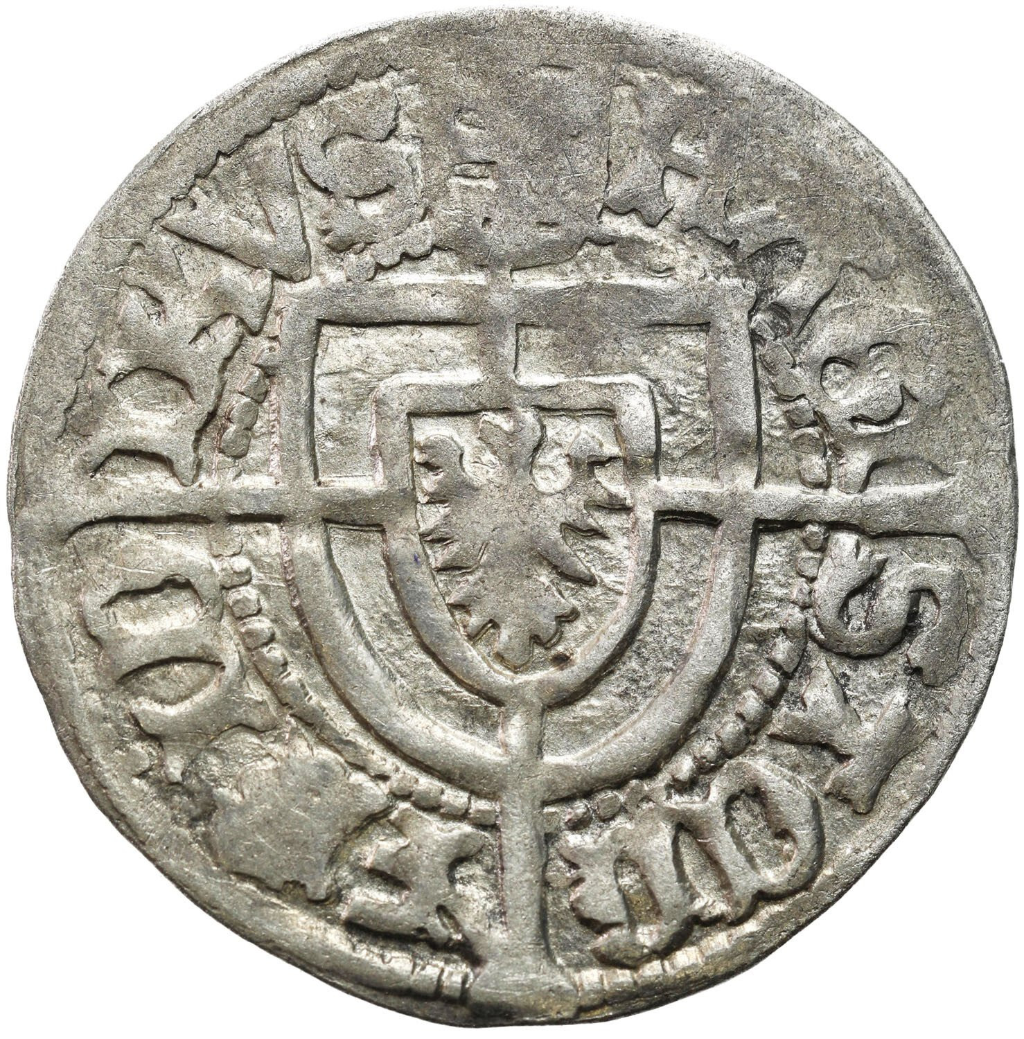 Zakon Krzyżacki. Fryderyk Saski (1498-1510). Grosz - RZADKI