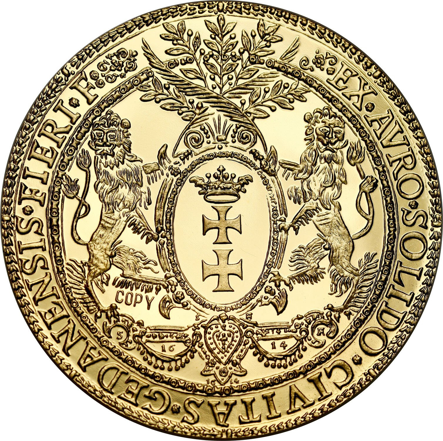 REPLIKA (1977). Zygmunt III Waza - Donatywa trzydukatowa 1614, Gdańsk