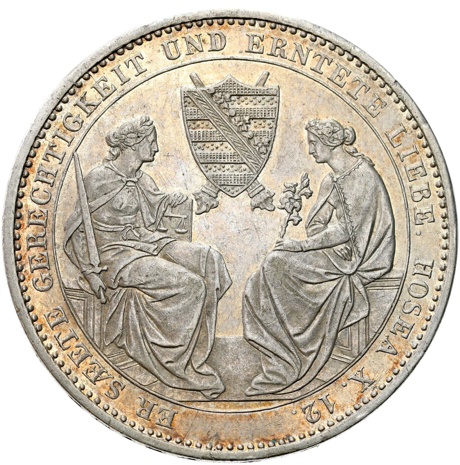 Niemcy, Saksonia. Fryderyk August II. Talar pośmiertny 1854, Drezno