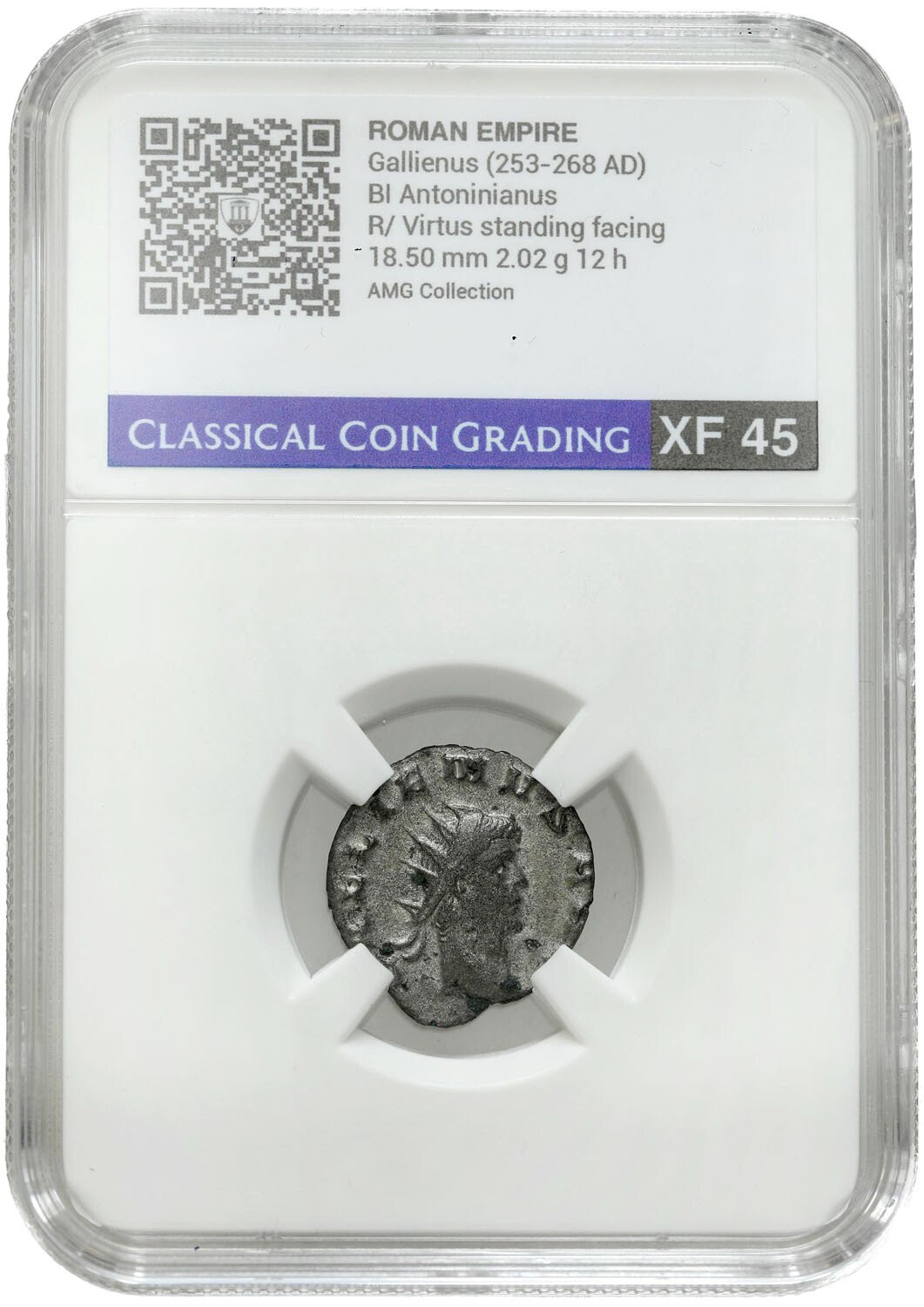 Cesarstwo Rzymskie. Gallienus (253-268) Antoninianus CCG XF45