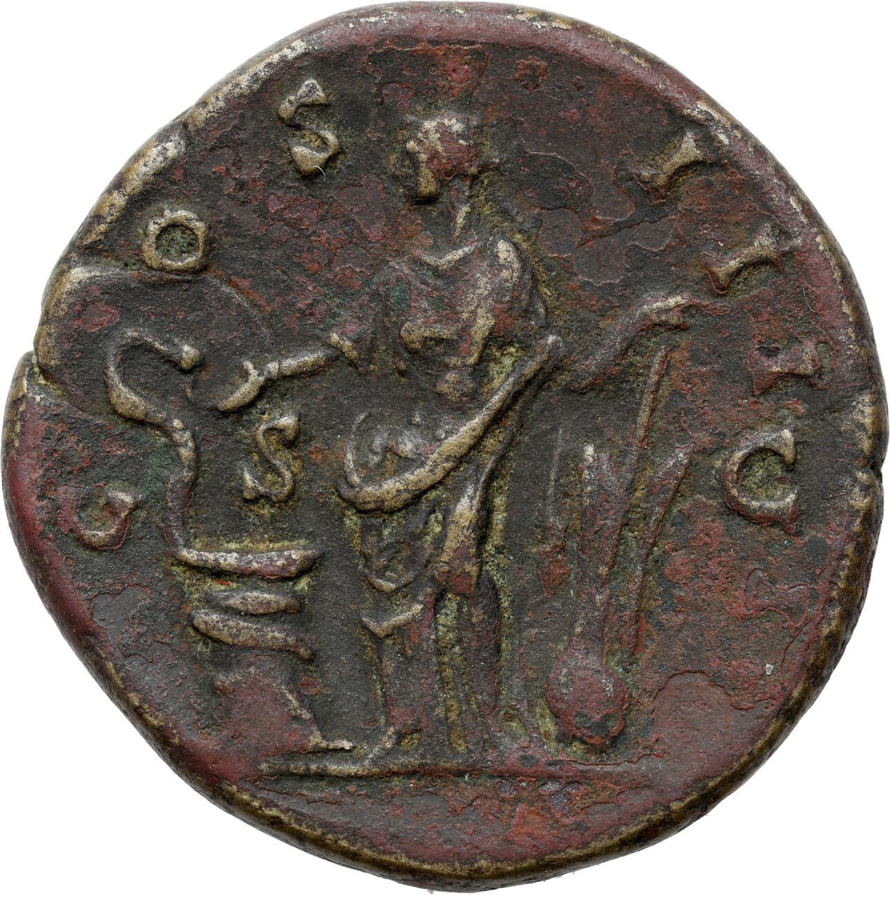  Cesarstwo Rzymskie, Dupondius, Antoninus Pius 138 – 161 n.e., Rzym