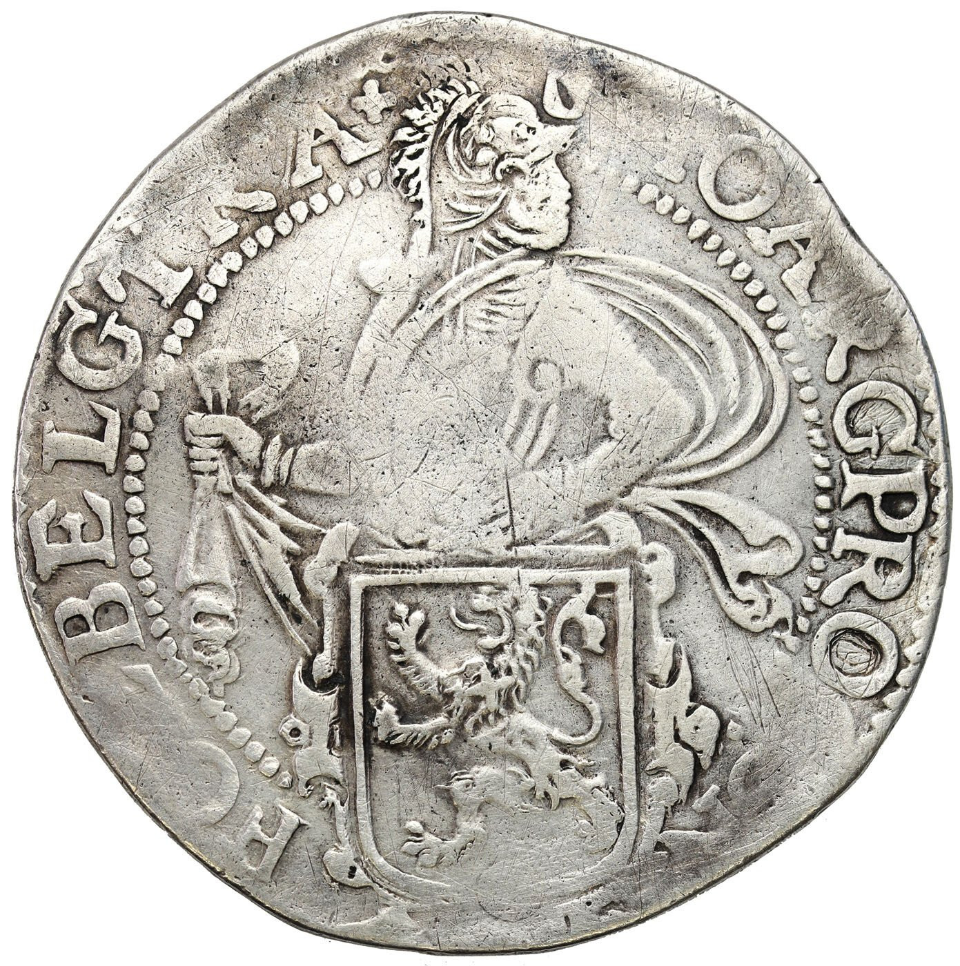 Niderlandy, Utrecht. Talar lewkowy (Leeuwendaalder) 1616