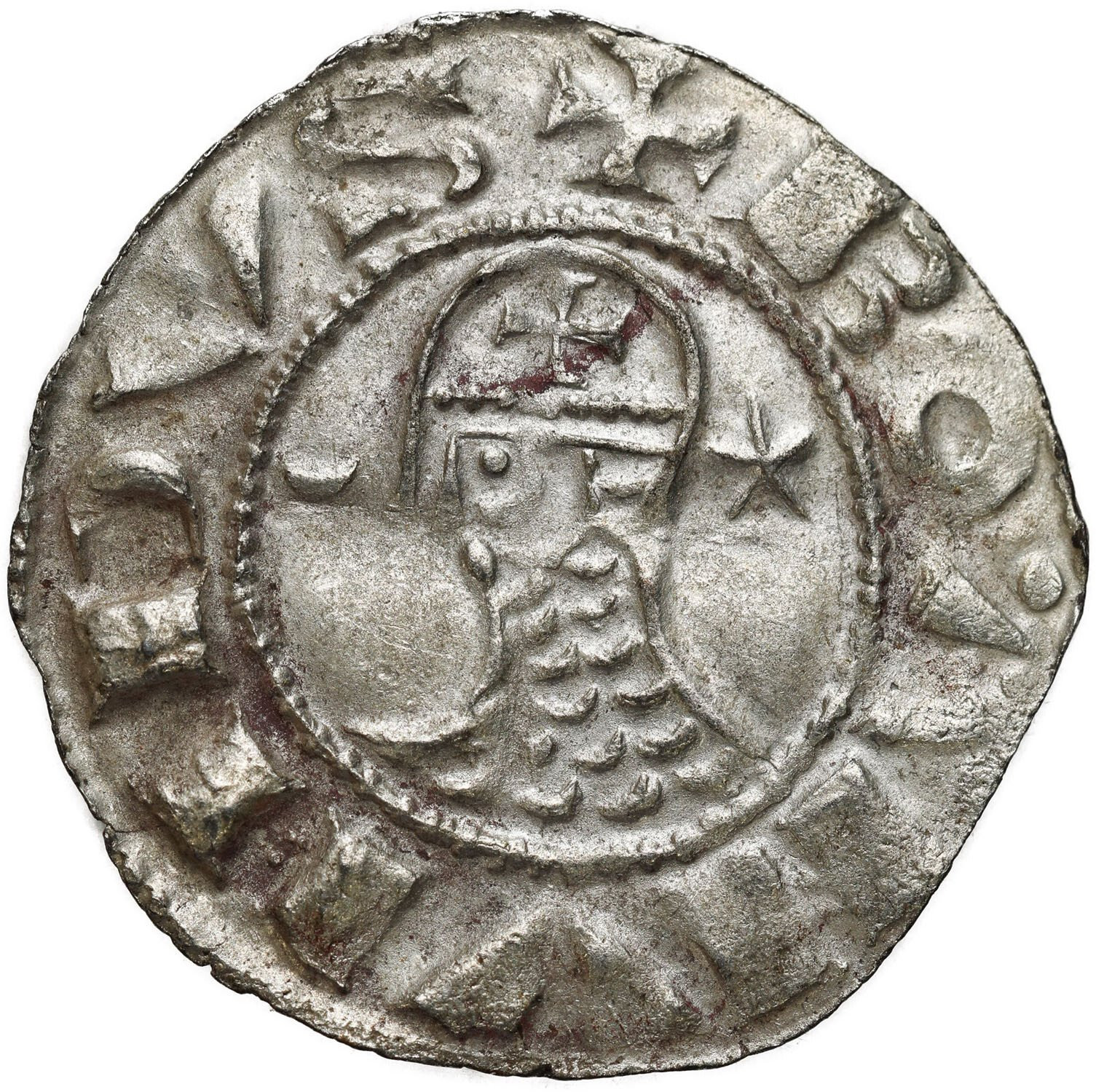 Krzyżowcy - Bohemund IV (1201–1251). Denar XIII w., Antiochia