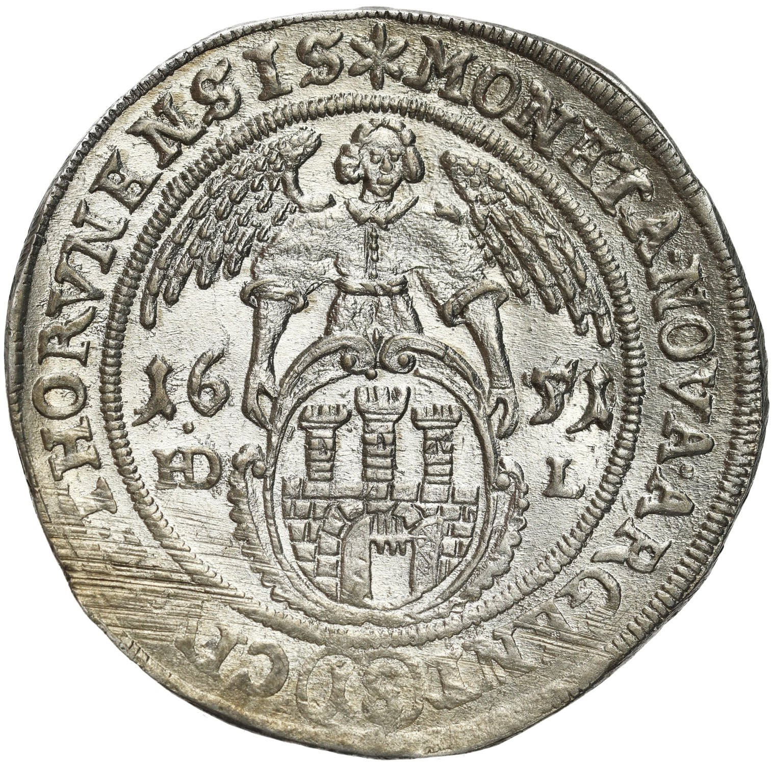 Jan II Kazimierz. Ort (18 groszy) 1651, Toruń - PIĘKNY