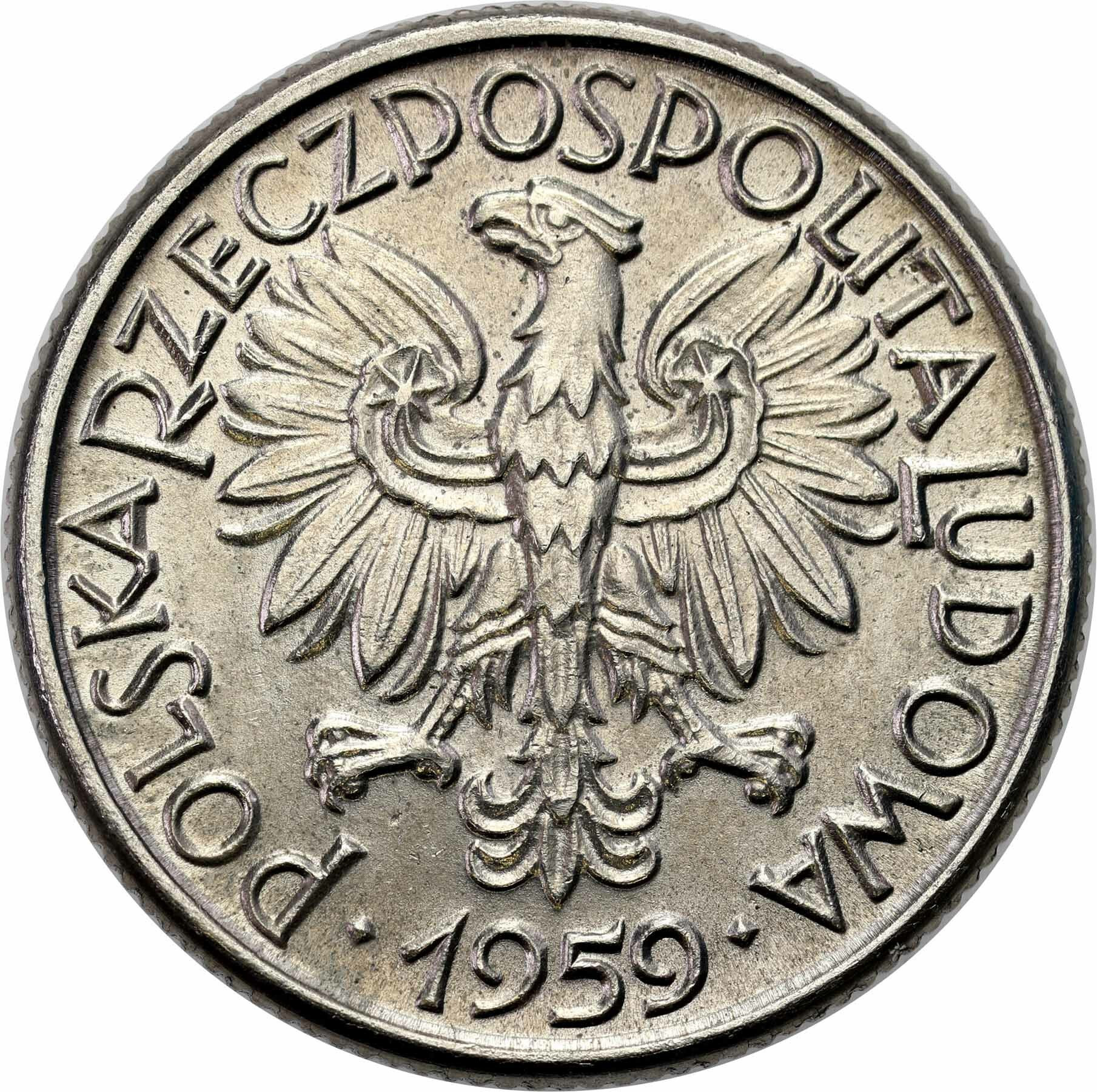 PRL. PRÓBA Nikiel 2 złote 1959 Jagody – RZADKIE