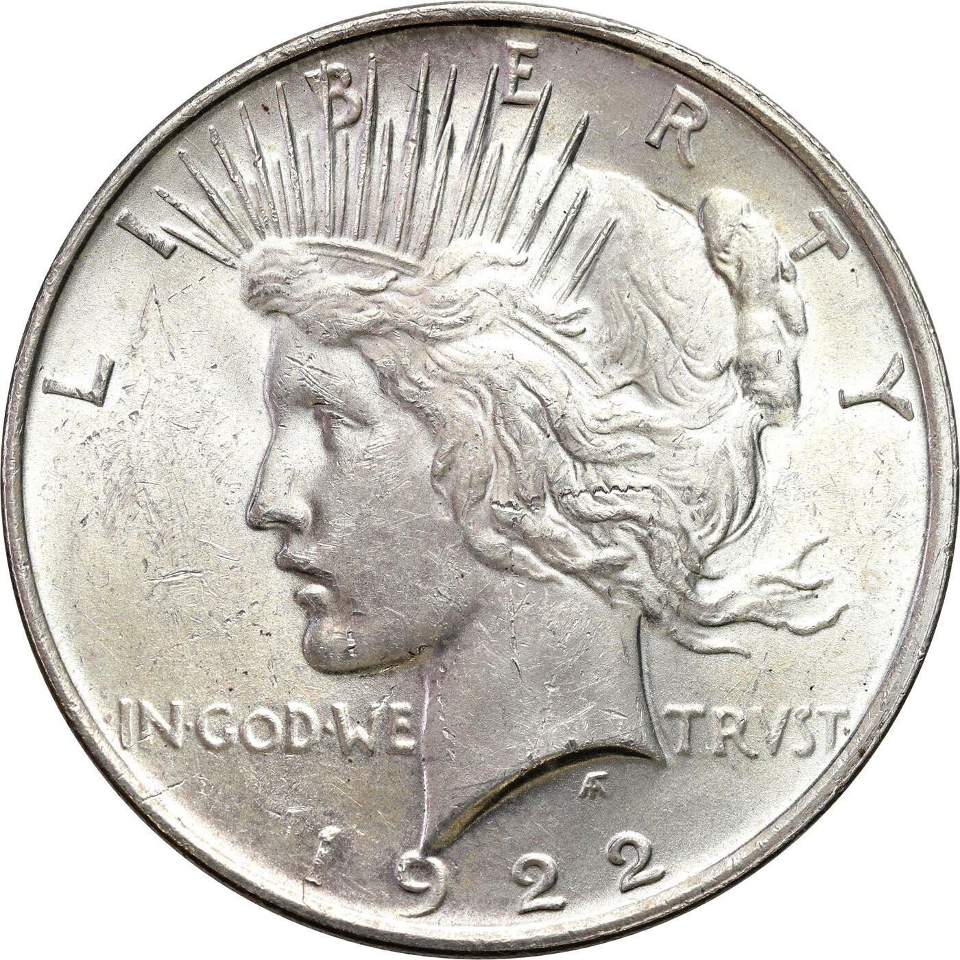 USA. Dolar 1922, Filadelfia - PIĘKNY
