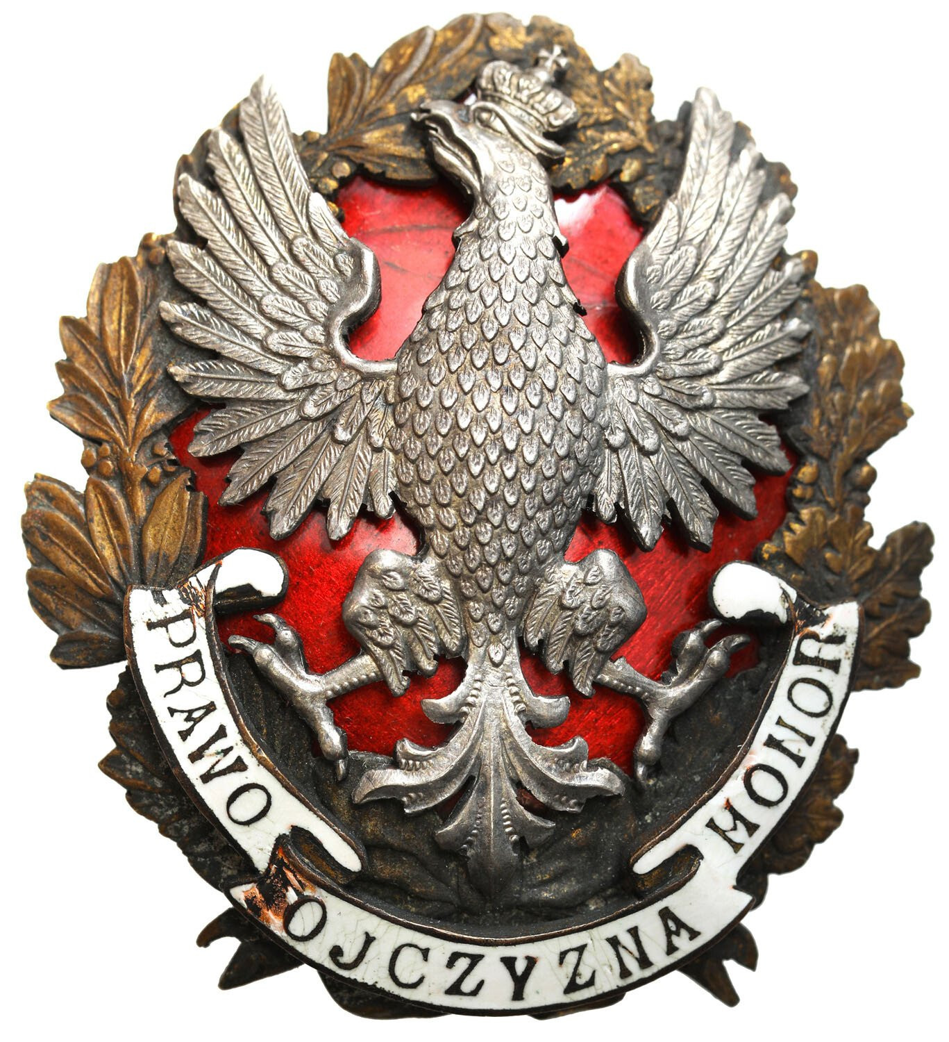 Odznaka adwokacka z okresu II RP - Prawo Ojczyzna Honor 