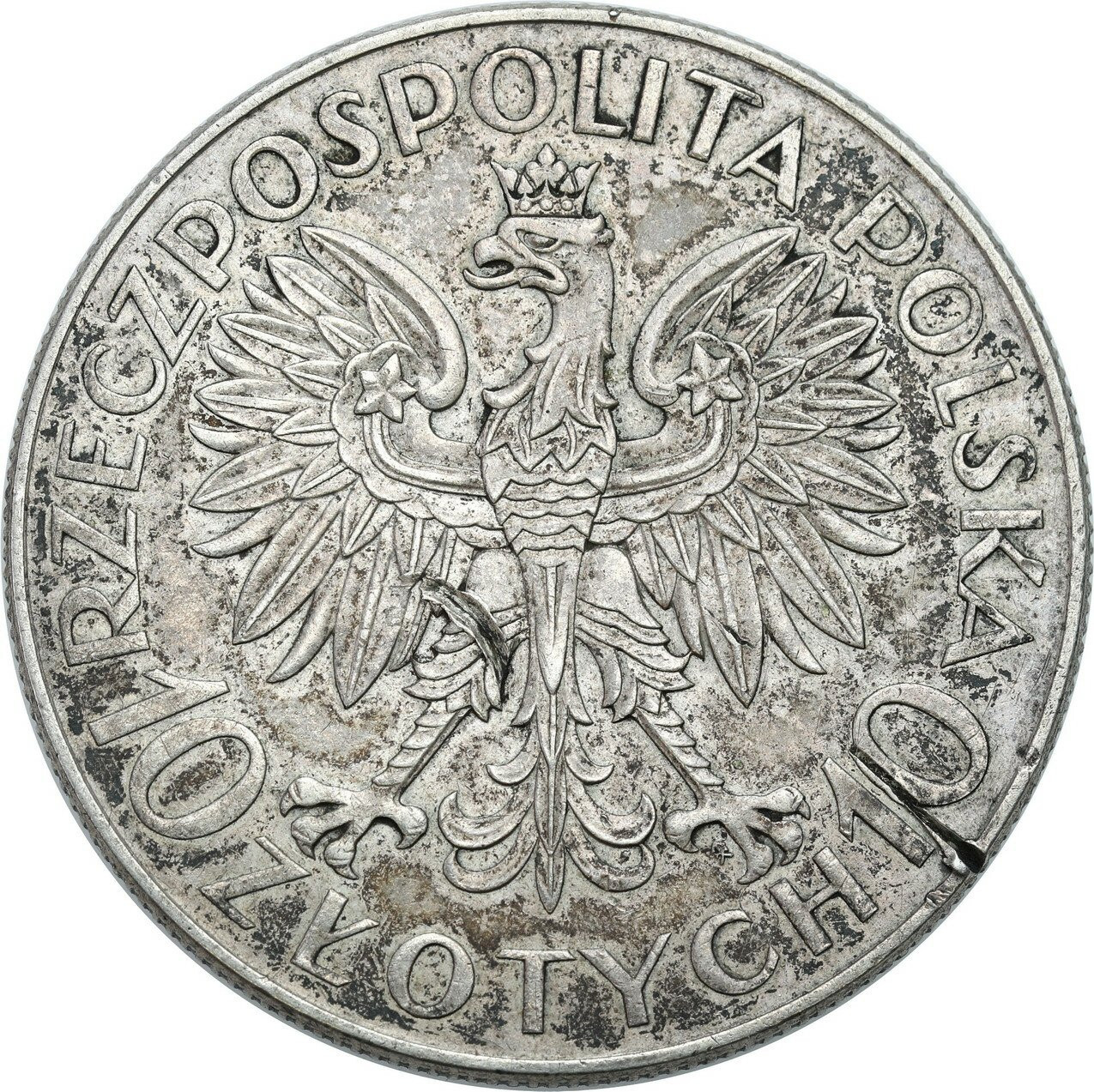 PRÓBA. 10 złotych 1933 Romuald Traugutt PRÓBA SREBRO