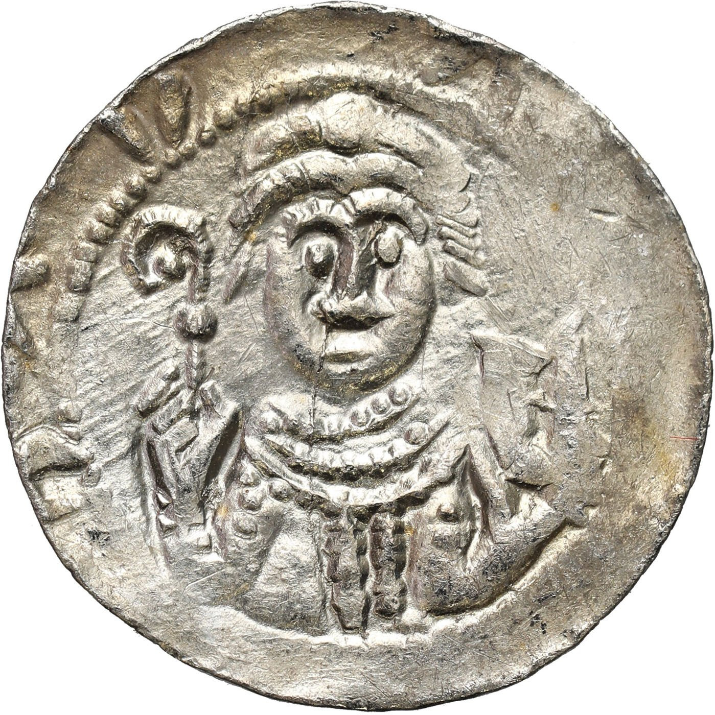 Władysław II Wygnaniec (1138-1146). Denar – PIĘKNY