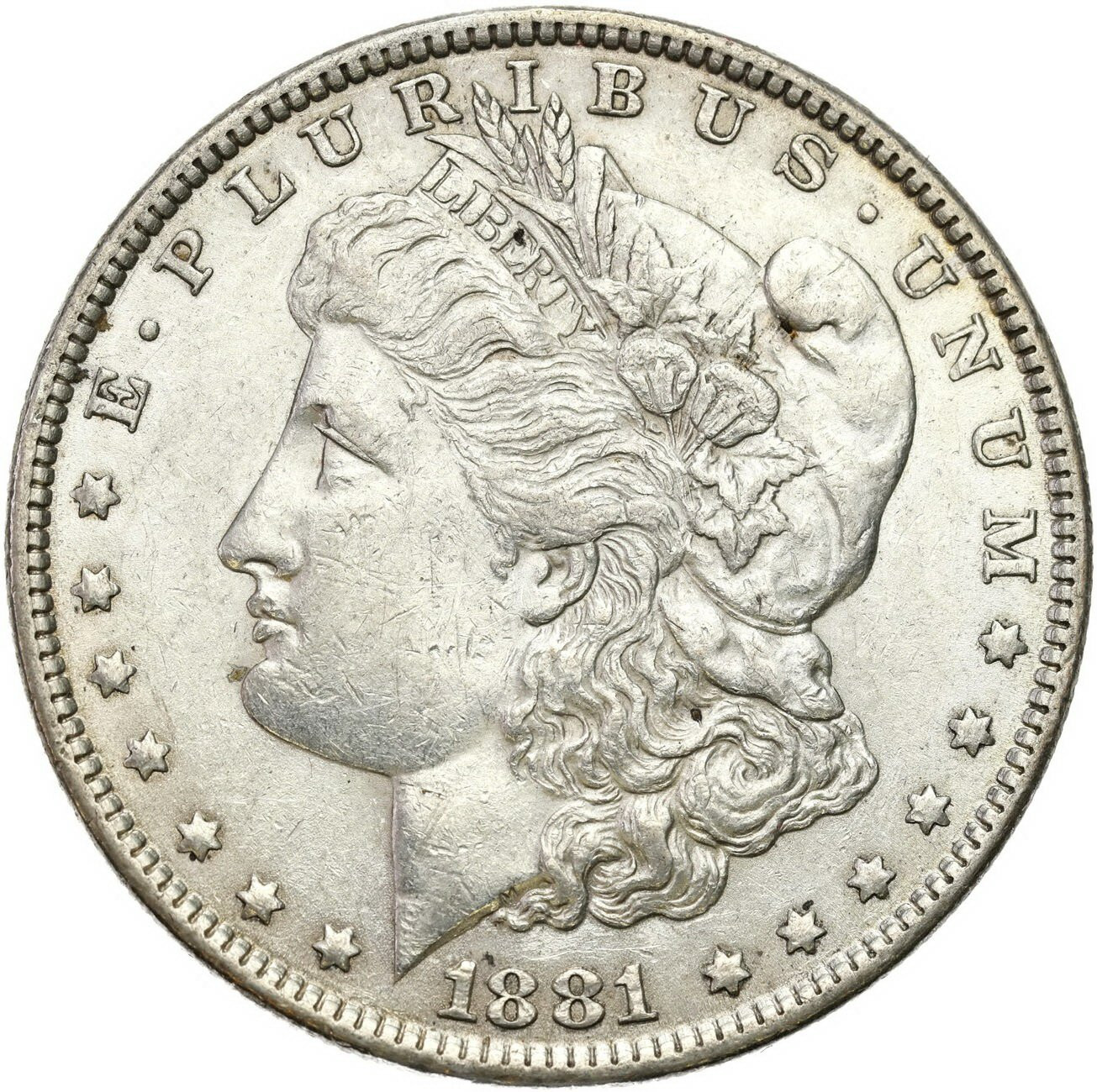 USA. Morgan Dolar 1881 Filadelfia
