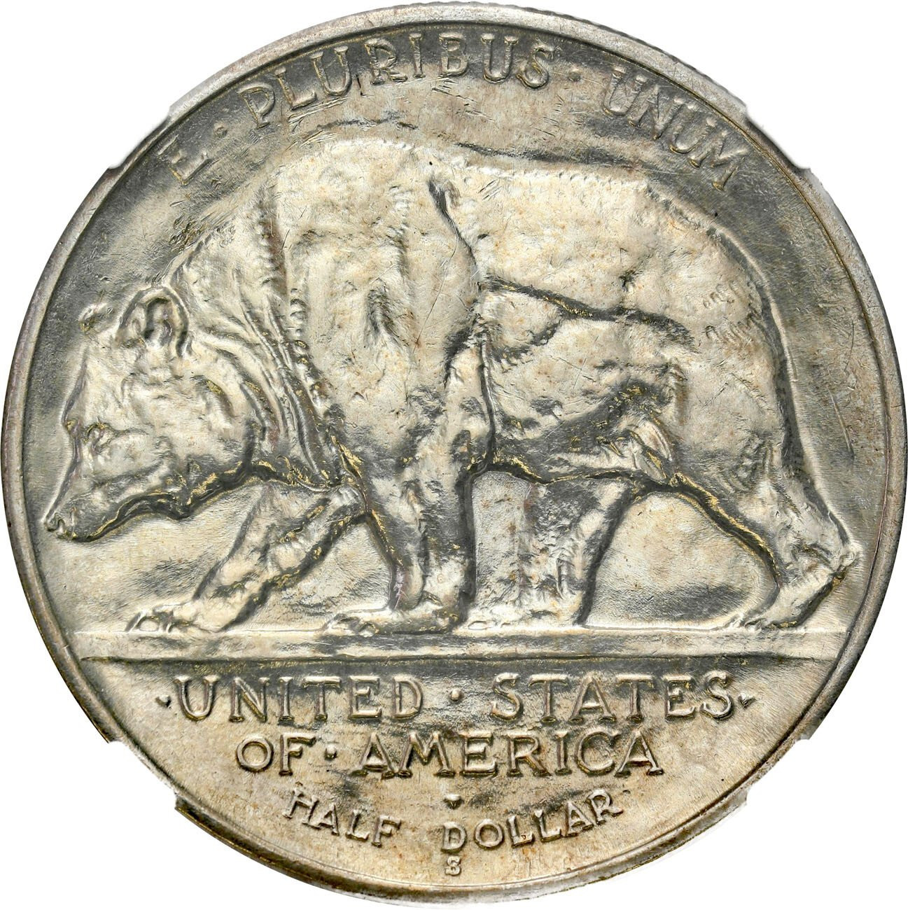 USA. 1/2 dolara (50 centów) 1925 - California, San Francisco NGC AU58 – PIĘKNE