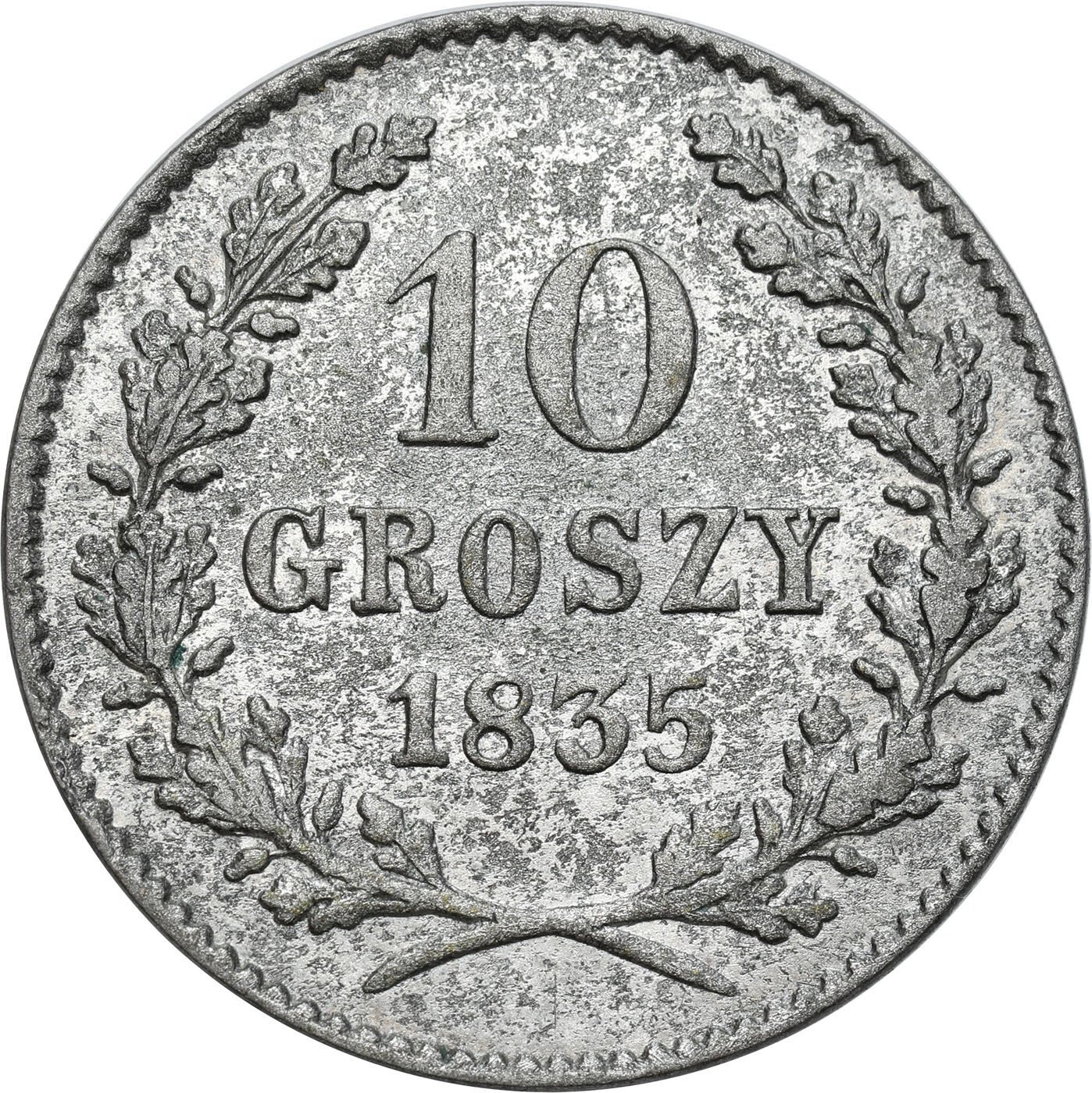 Wolne Miasto Kraków. 10 groszy 1835, Wiedeń