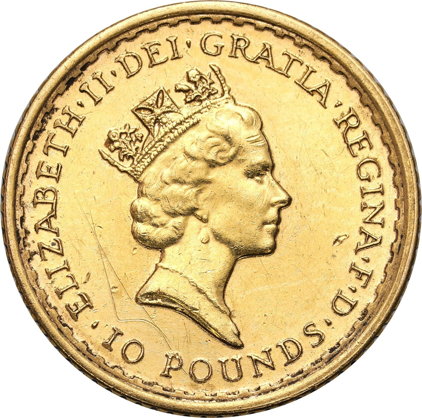 Wielka Brytania. 10 funtów 1987