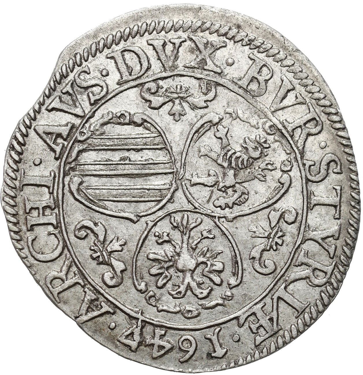 Austria, Ferdynand III (1637–1657), 3 krajcary 1647, Graz