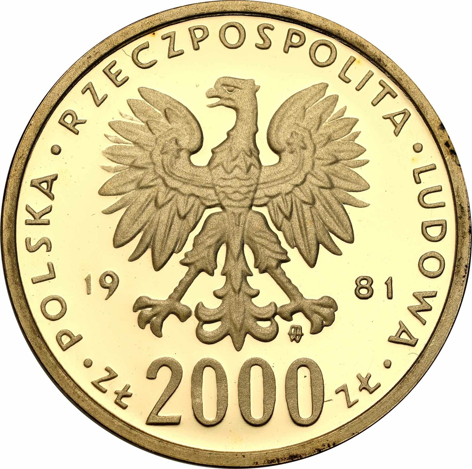 PRL. 2.000 złotych 1981 Bolesław Śmiały