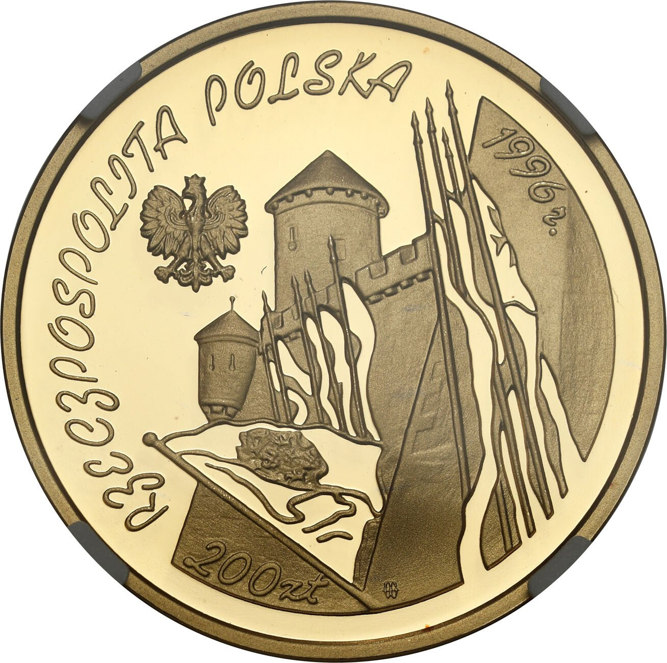 III RP. 200 złotych 1996 Sienkiewicz NGC PF70 ULTRA CAMEO (MAX)