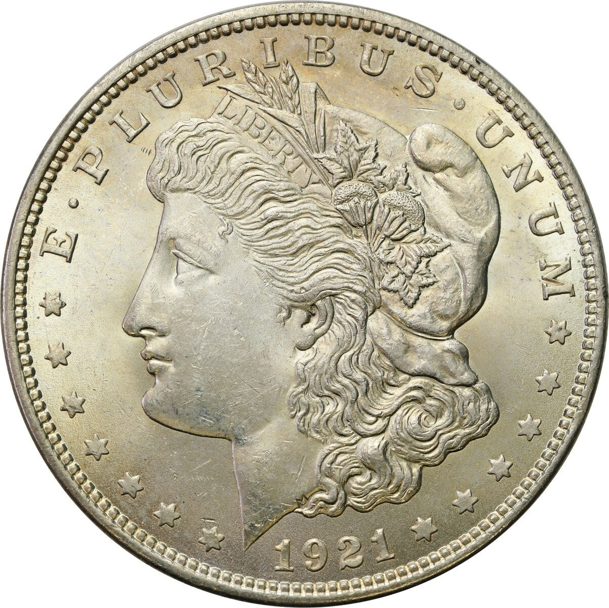 USA. Dolar 1921 Morgan,  Filadelfia