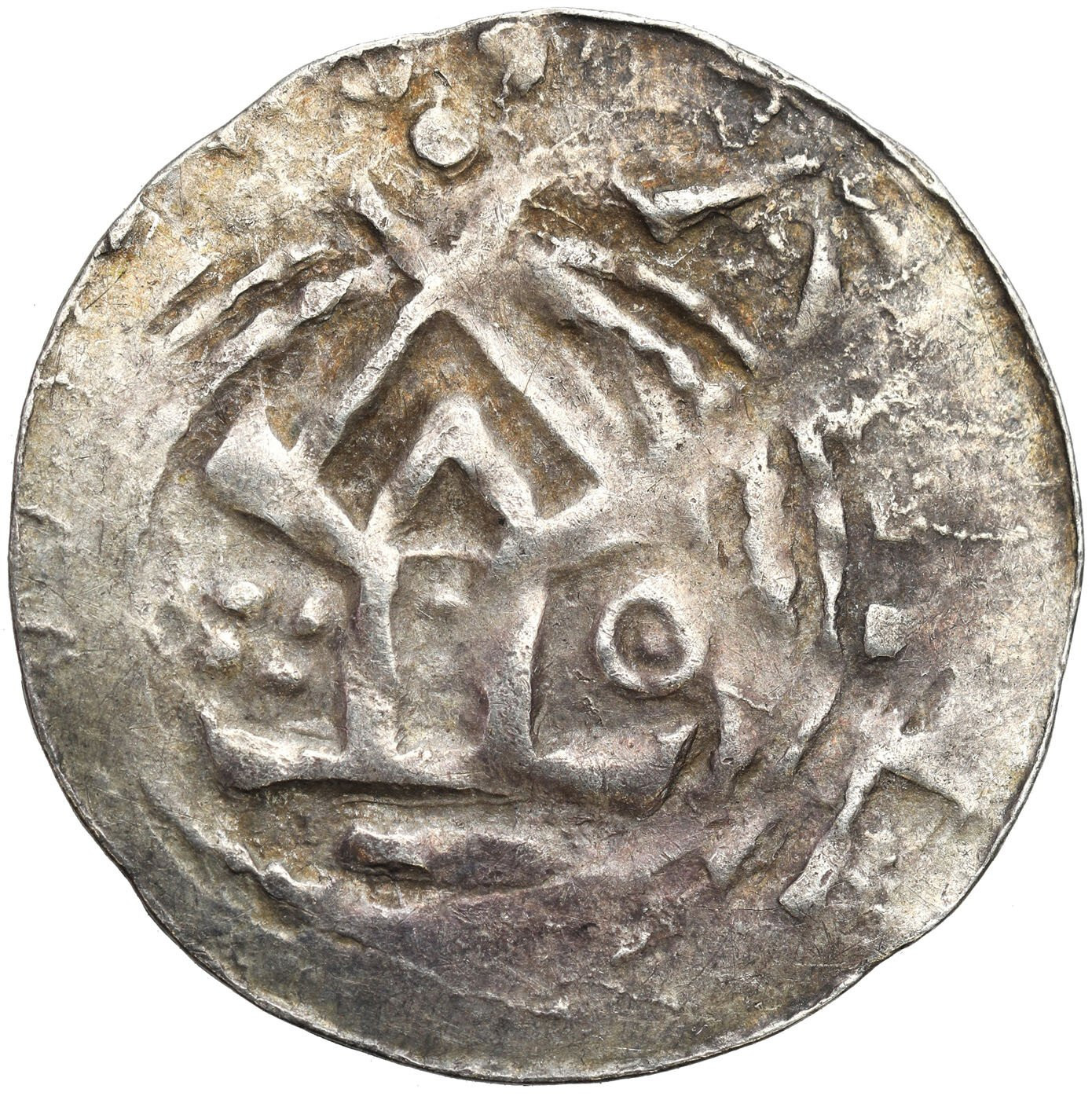 Niemcy, Saksonia. Otto III? (983–1002). Naśladownictwo denara typu OAP X/XI wiek