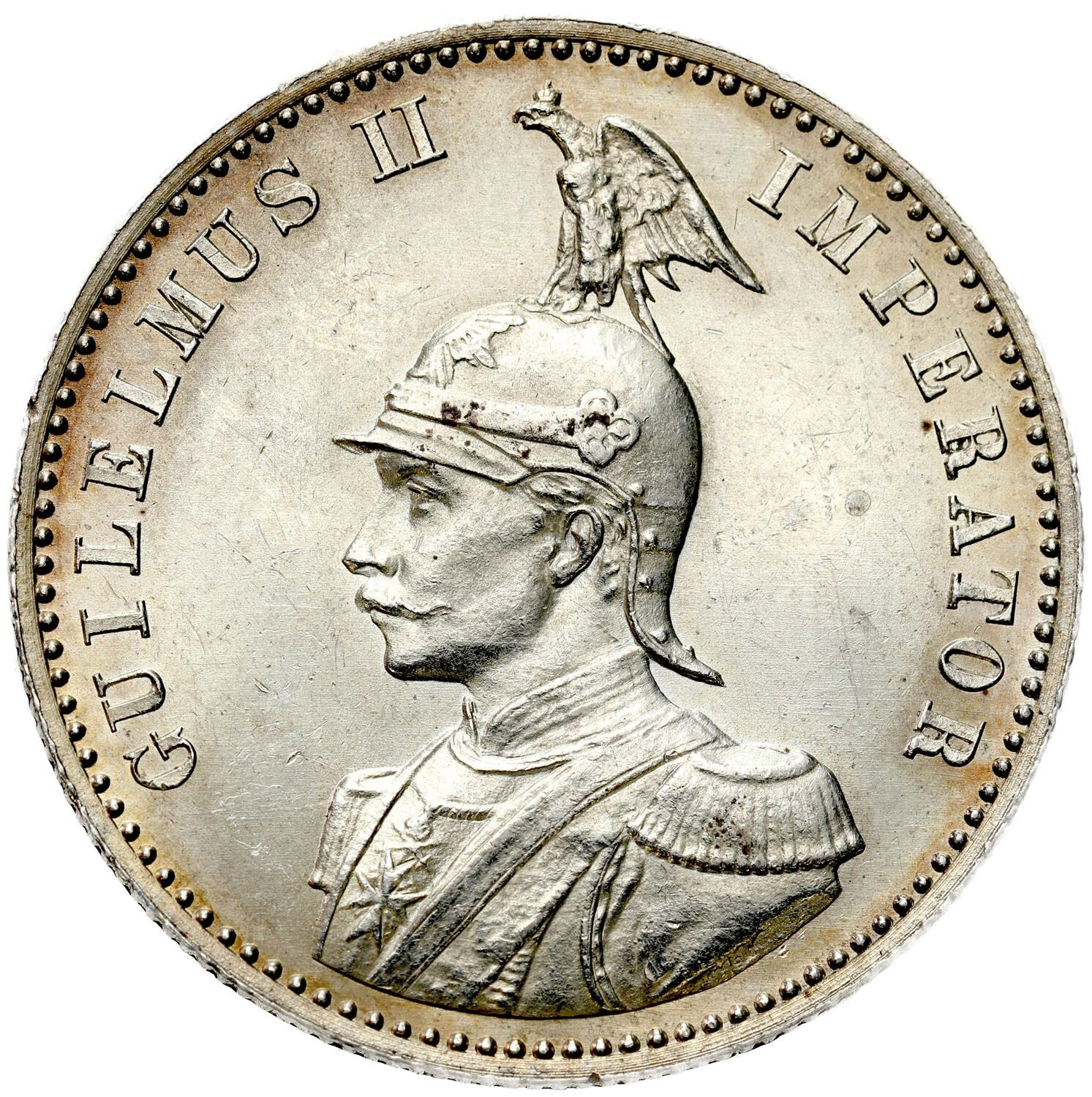 Niemcy. DOA, Afryka Wschodnia. Wilhelm II (1888-1918) 1/2 rupii 1891