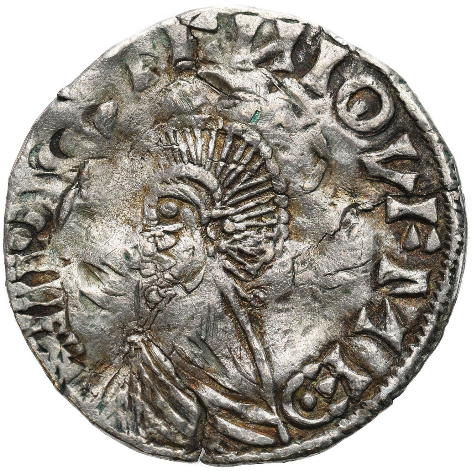 Szwecja. Naśladownictwo denara typu long cross