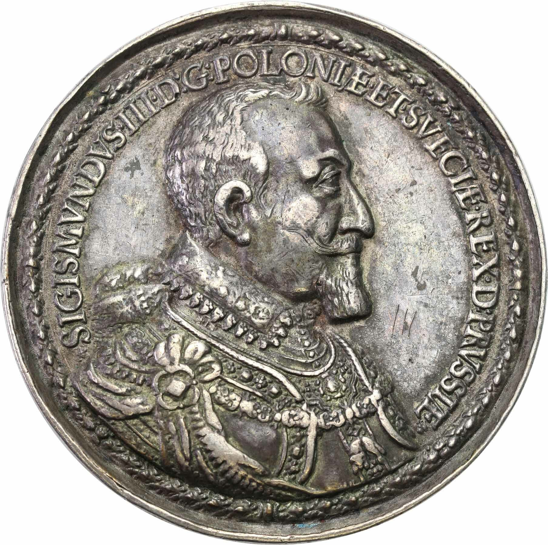 Zygmunt III Waza. Donatywa wagi 1 1/2 talara 1620, Gdańsk – RZADKA
