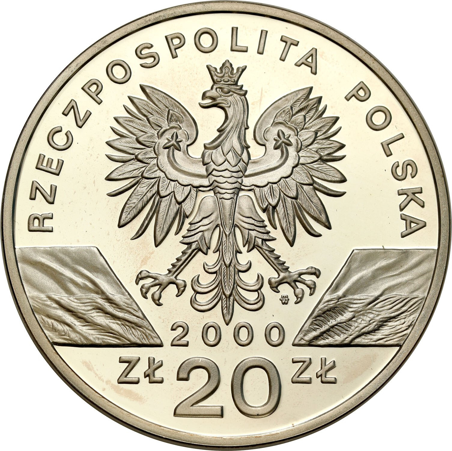 20 złotych 2000 Dudek - RZADSZE