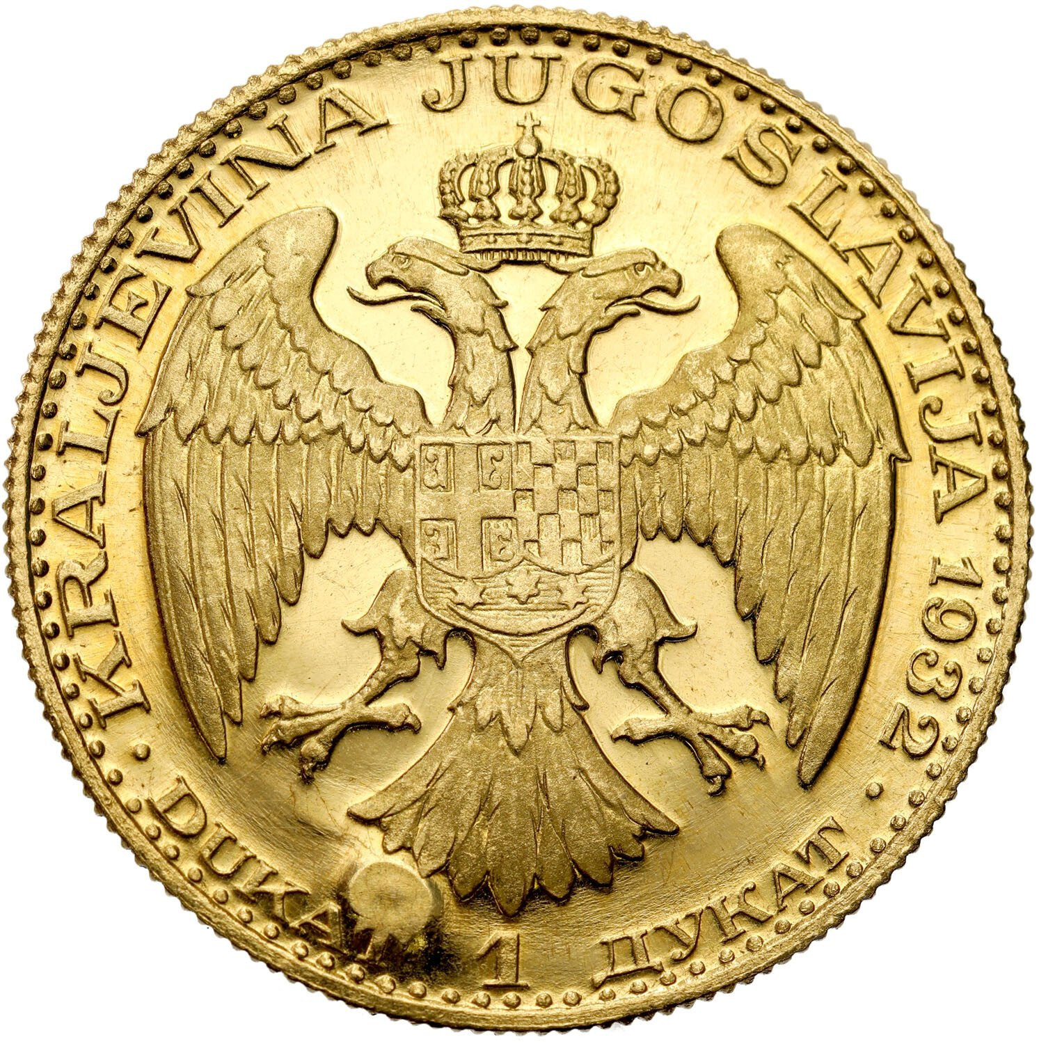 Jugosławia dukat 1932 Kłos (Serbia)
