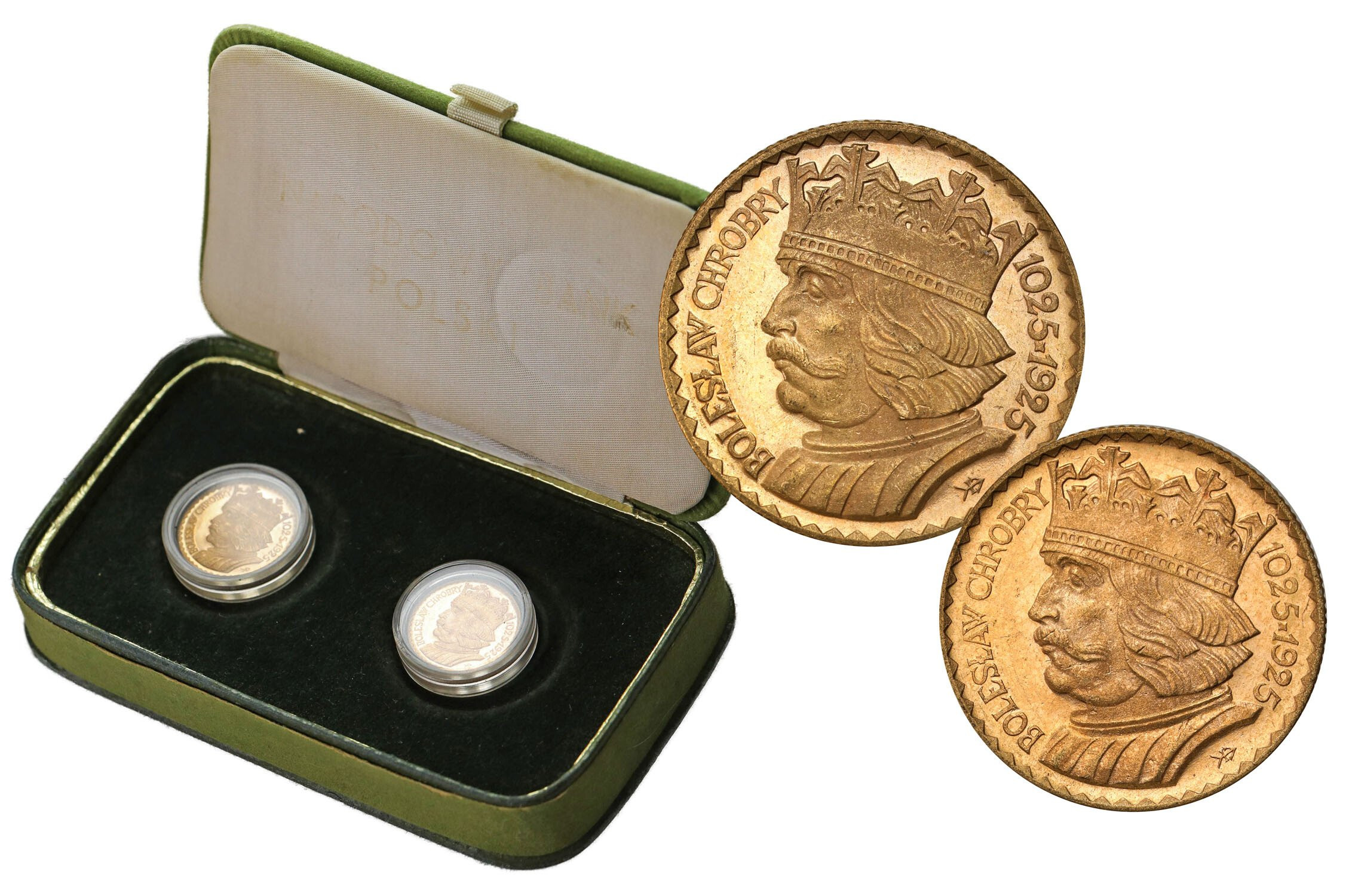 II RP 10 złotych Chrobry + 20 złotych 1925 Chrobry - PARKA