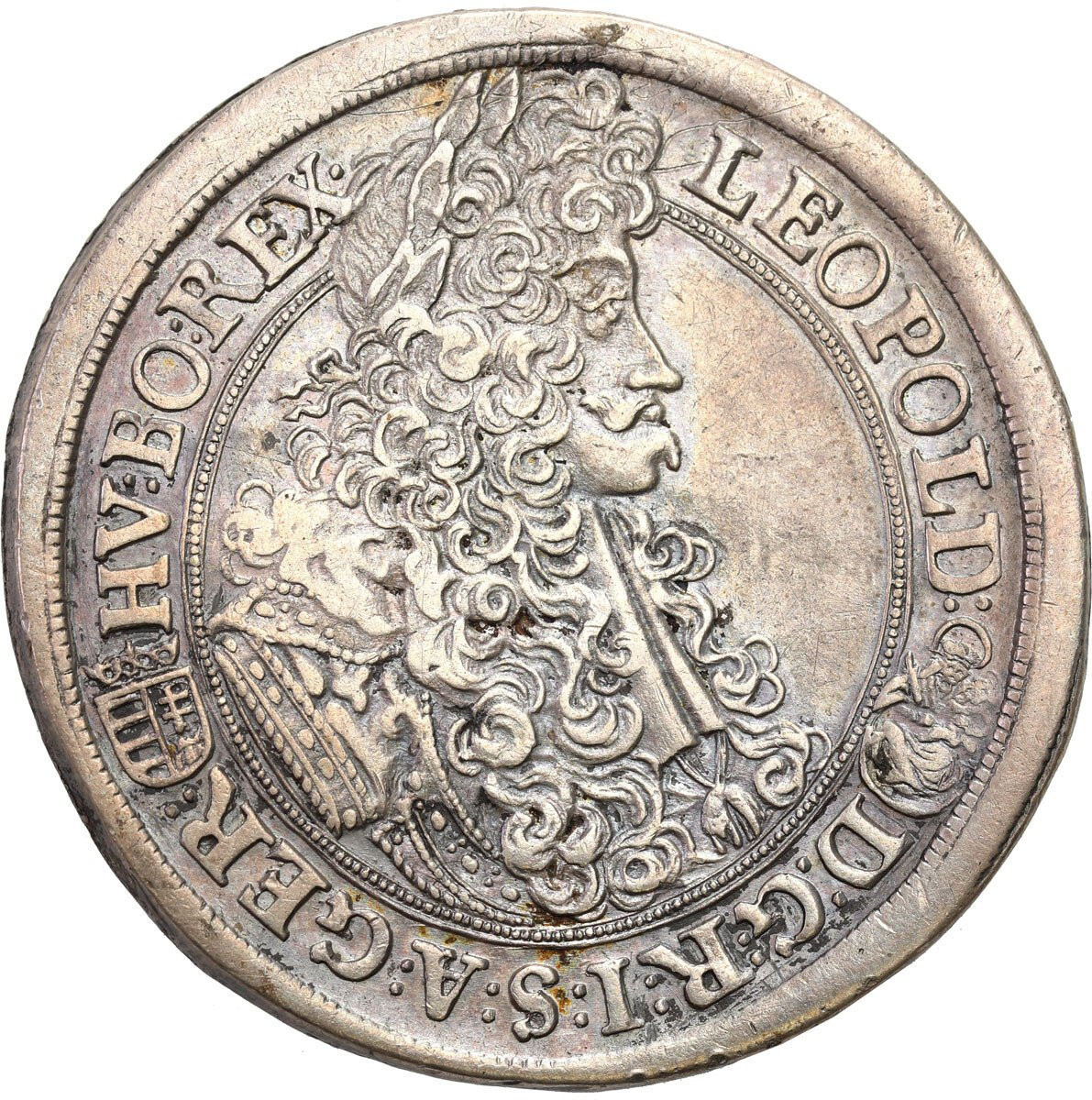 Austro-Węgry Leopold I. Półtalar (1/2 talara) 1700 KB, Kremnica