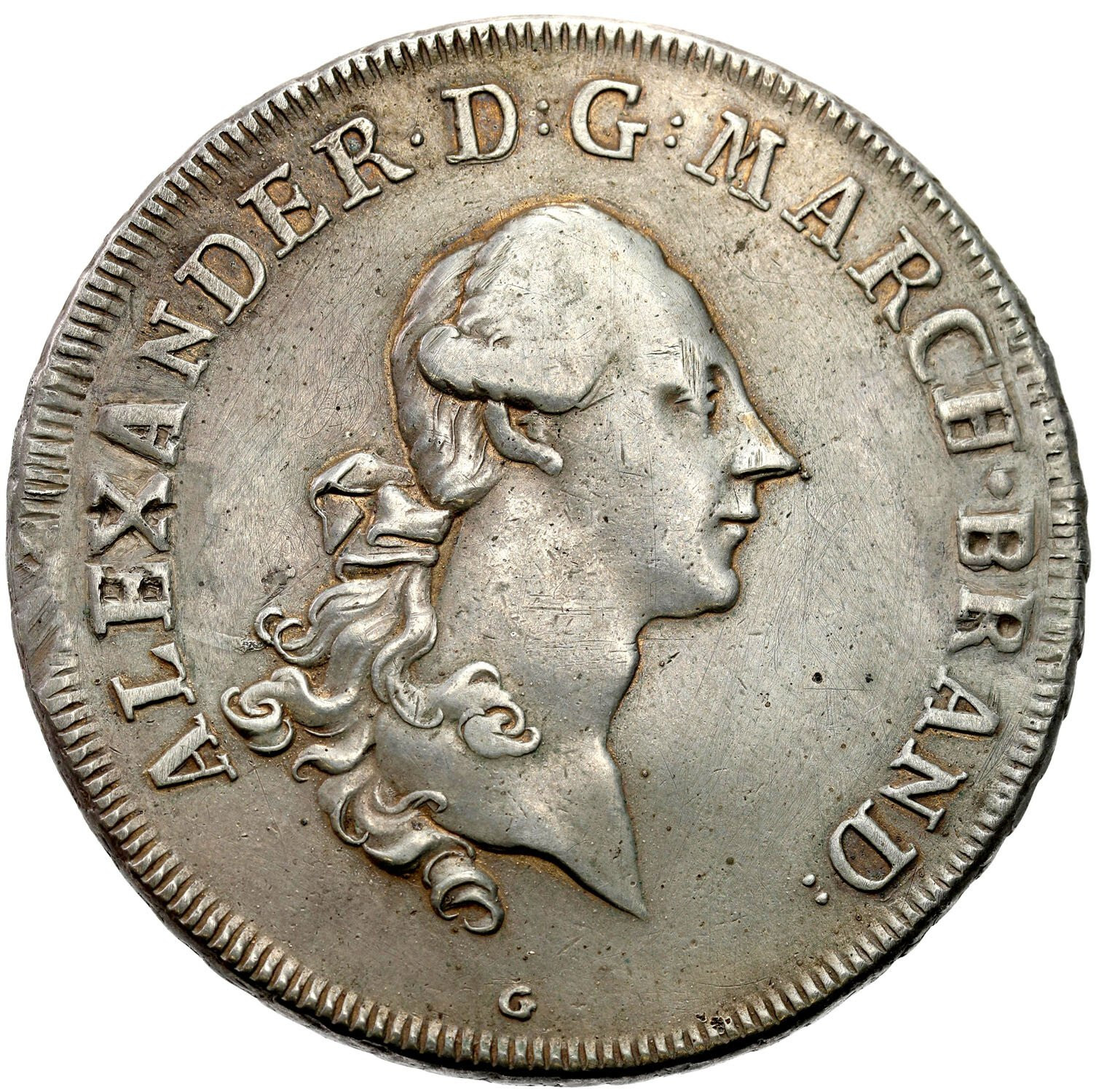 Niemcy, Brandenburgia-Ansbach, Aleksander. Talar 1773 G, Schwabach - RZADKI