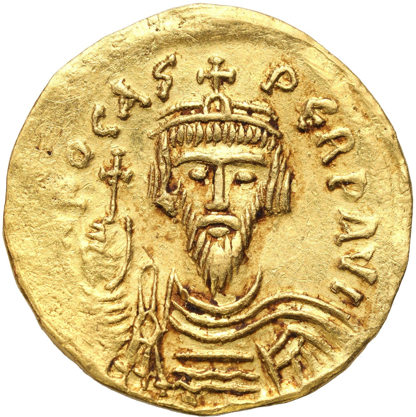Bizancjum. Focas (602-610). Solidus 607-609, Konstantynopol