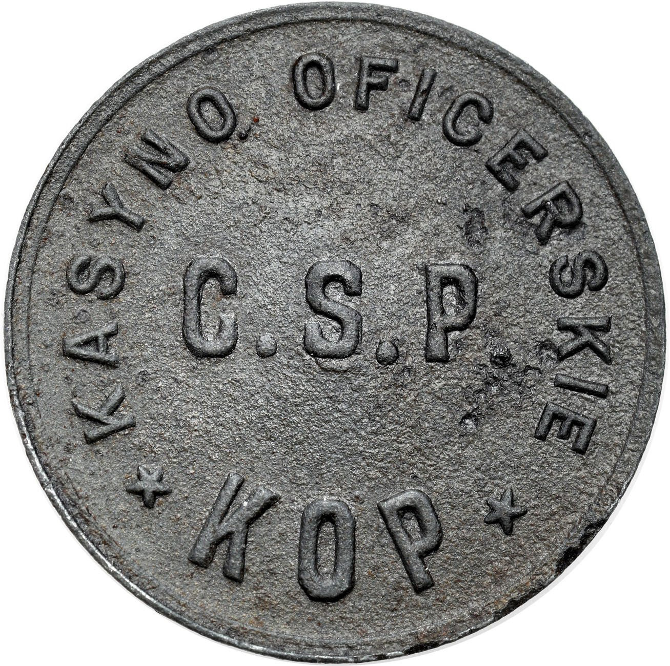 Osowiec – 20 groszy Kasyno Centralnej Szkoły Podoficerskiej K.O.P.