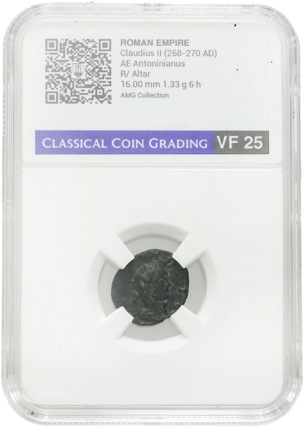 Cesarstwo Rzymskie. Claudius II (268-270). Antoninianus CCG VF25