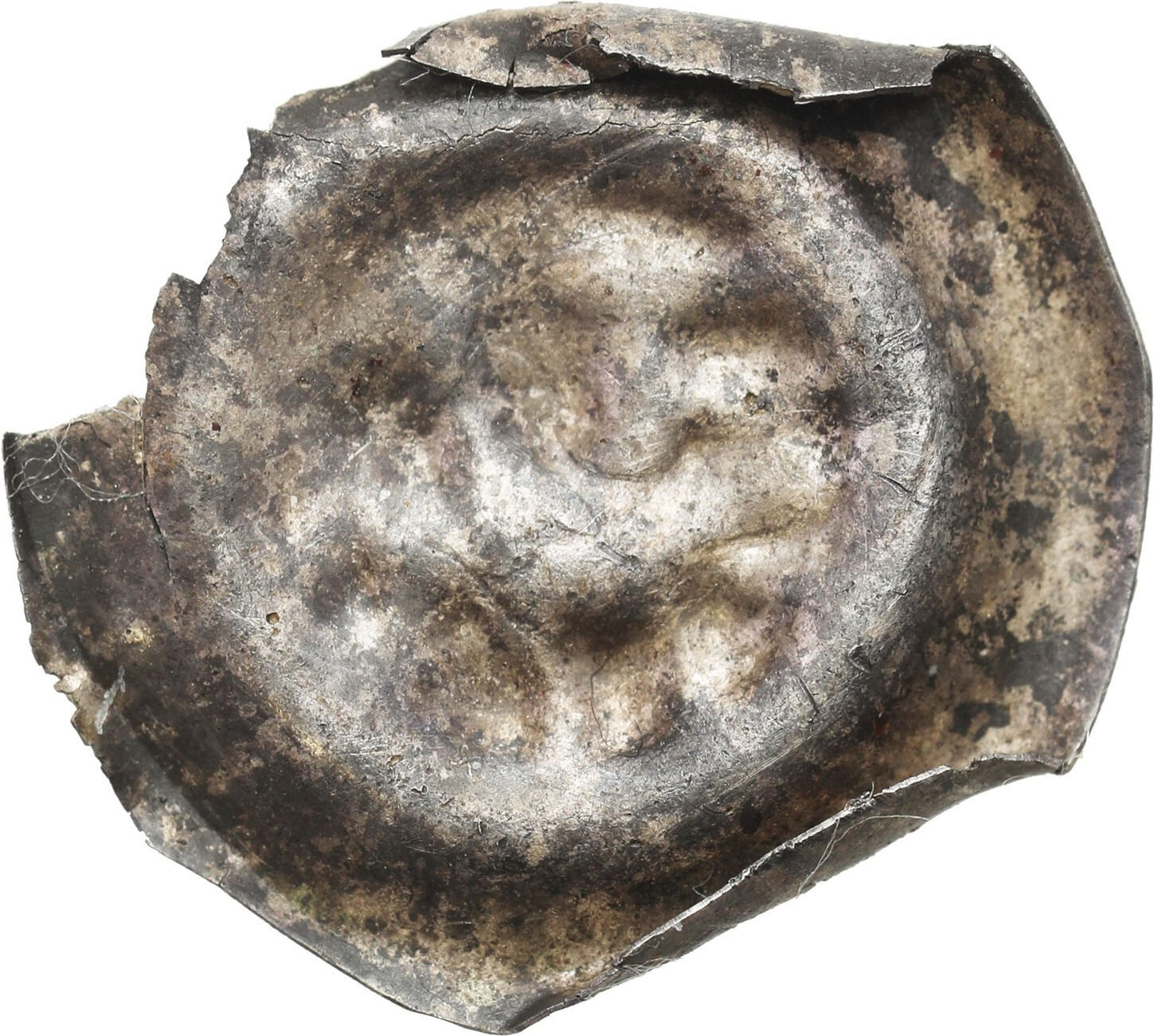 Władysław Łokietek (1305-1333). Kraków lub Sandomierz. Brakteat z kroczącym Orłem – RZADKI
