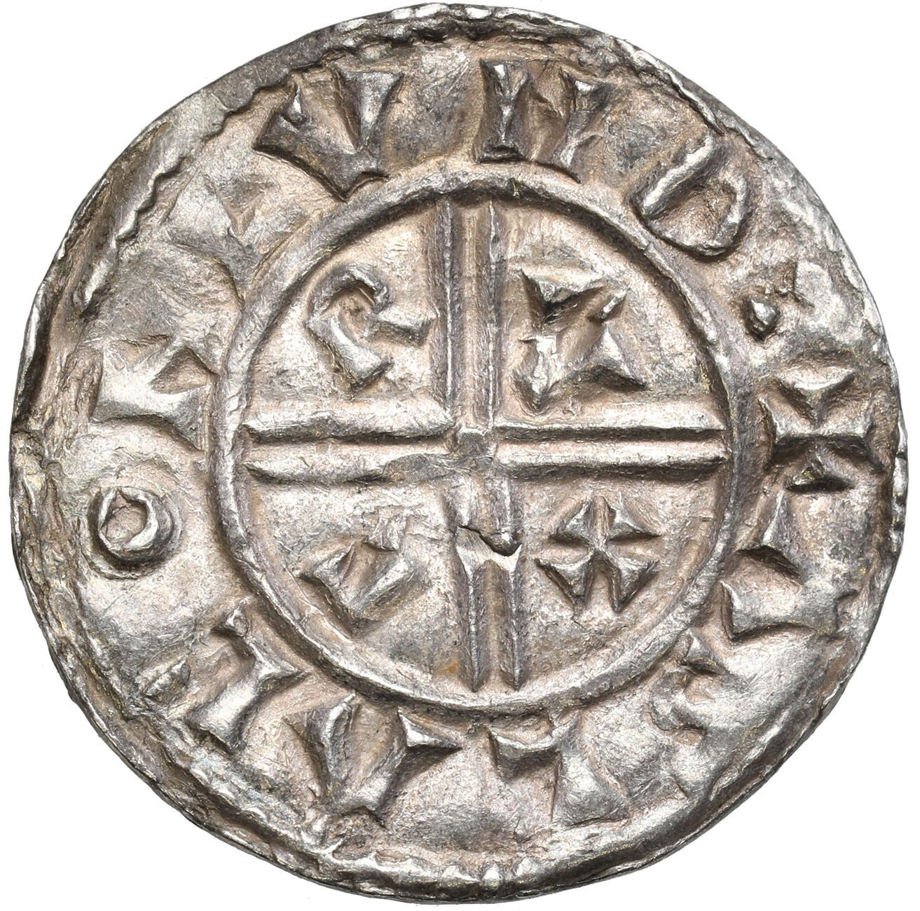Anglia, Aethelred II (978–1016). Denar typu Crux