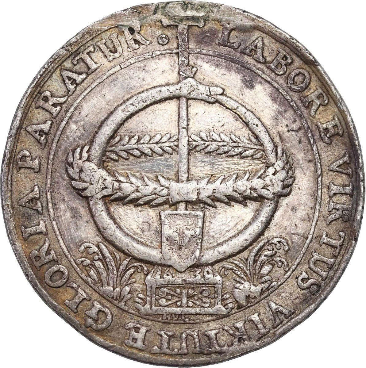 Niemcy, Sachsen Johann Georg I (1615-1656). Medal noworoczny 1631 wielkości półtalara