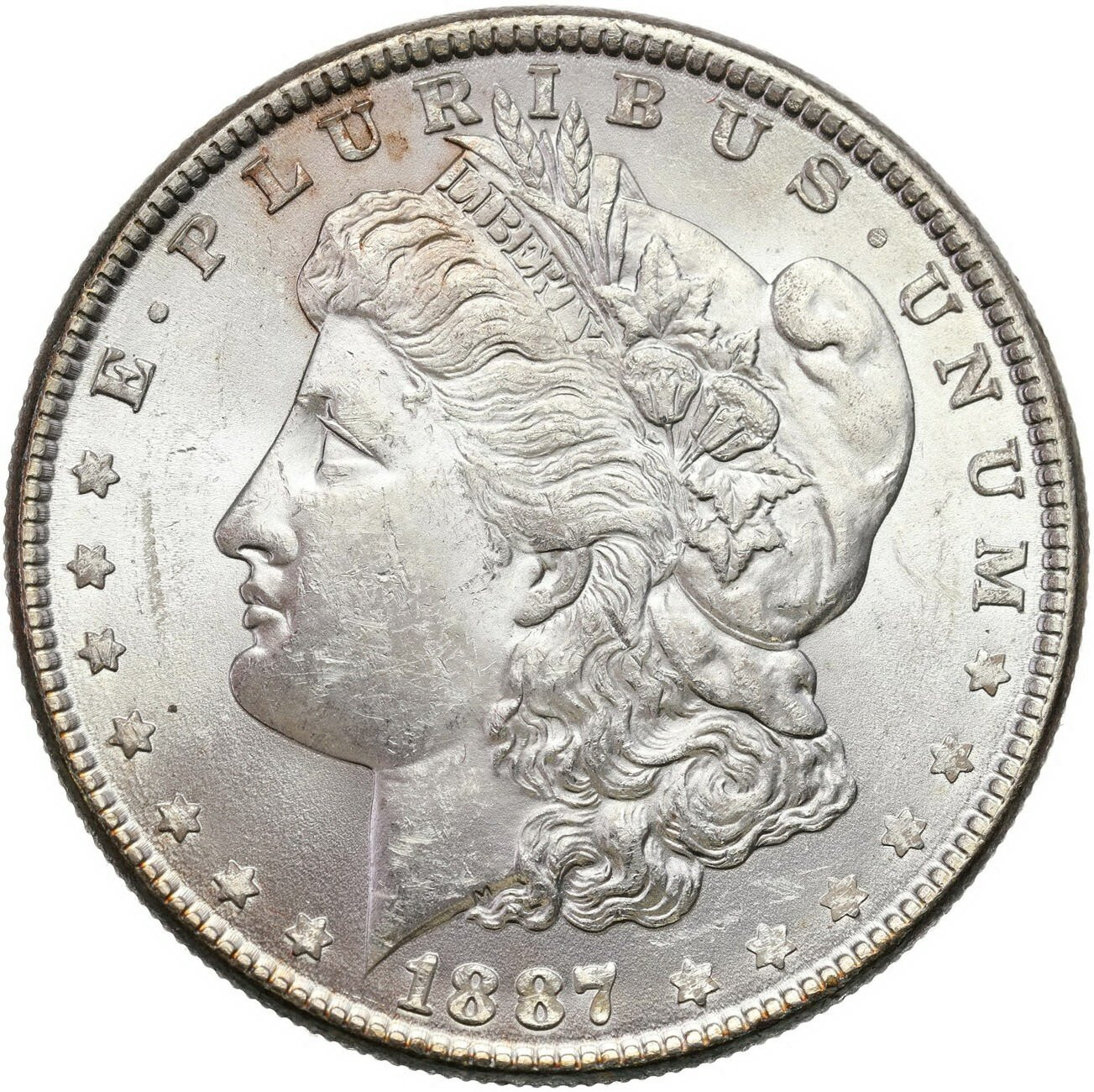USA, Liberty 1 Dolar 1887 Filadelfia - PIĘKNE