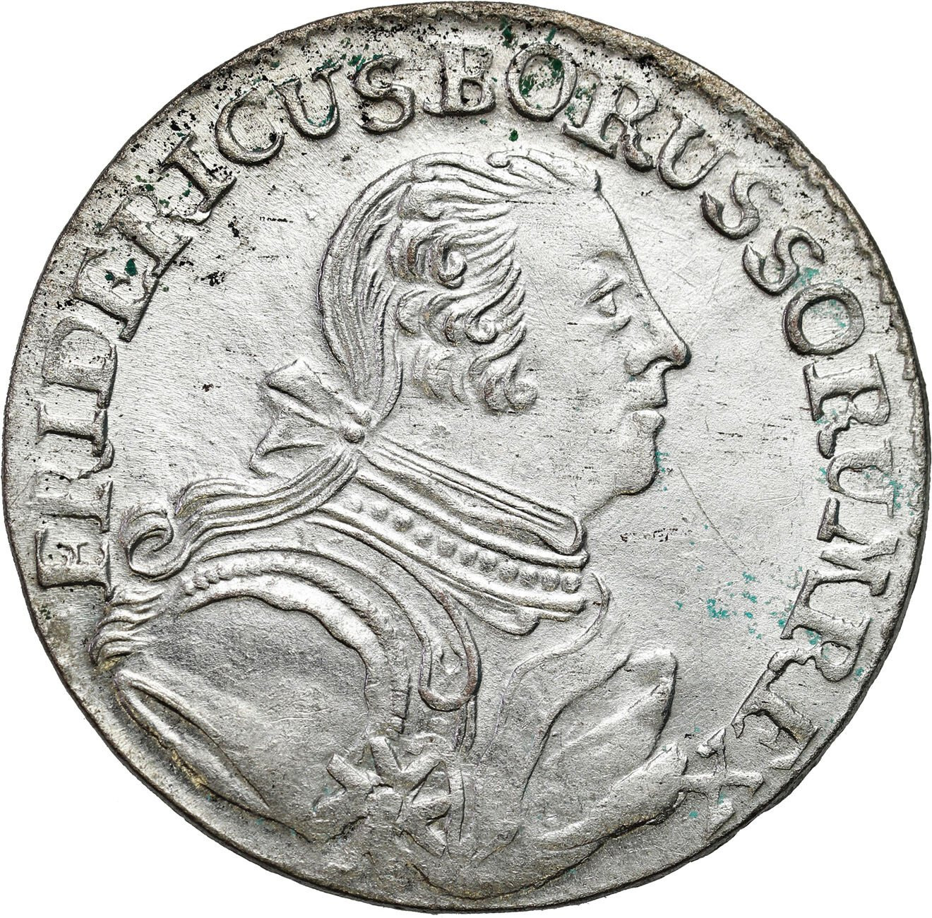 Niemcy, Prusy. Fryderyk II (1740-1786). Szóstak 1763 E, Królewiec - PIĘKNY
