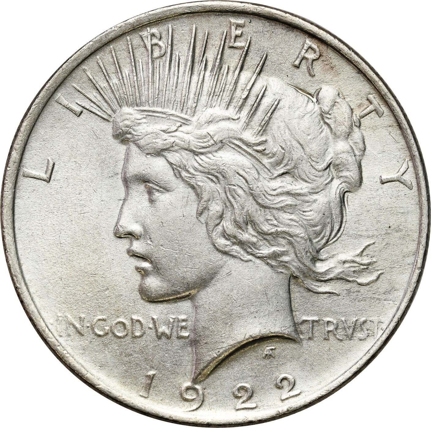 USA. Liberty 1 dolar 1922, Filadelfia