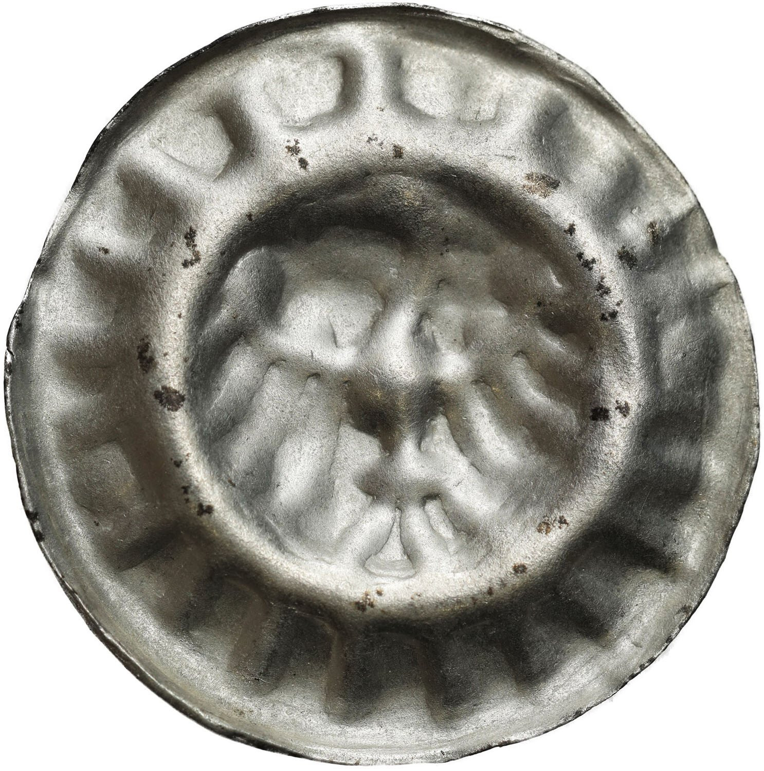 Niemcy, Brandenburgia. Fryderyk II (1440–1470). Fenig brakteatowy