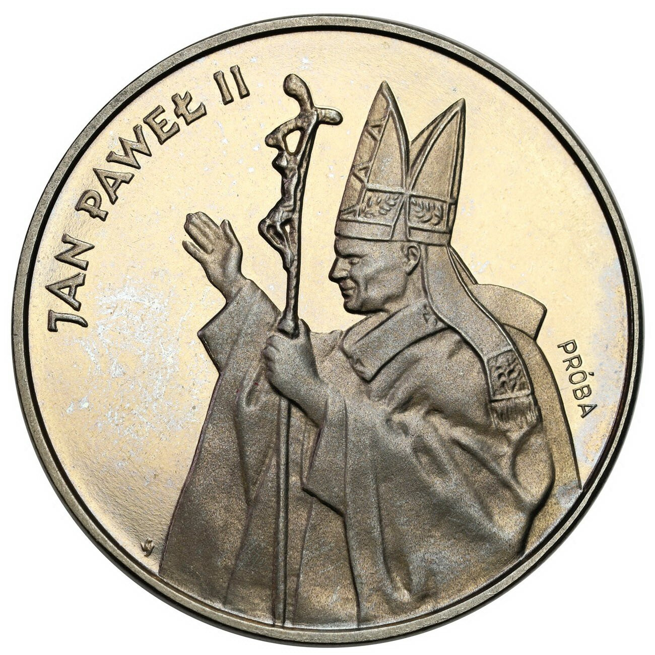 PRÓBA Nikiel 10.000 złotych 1987 Jan Paweł II