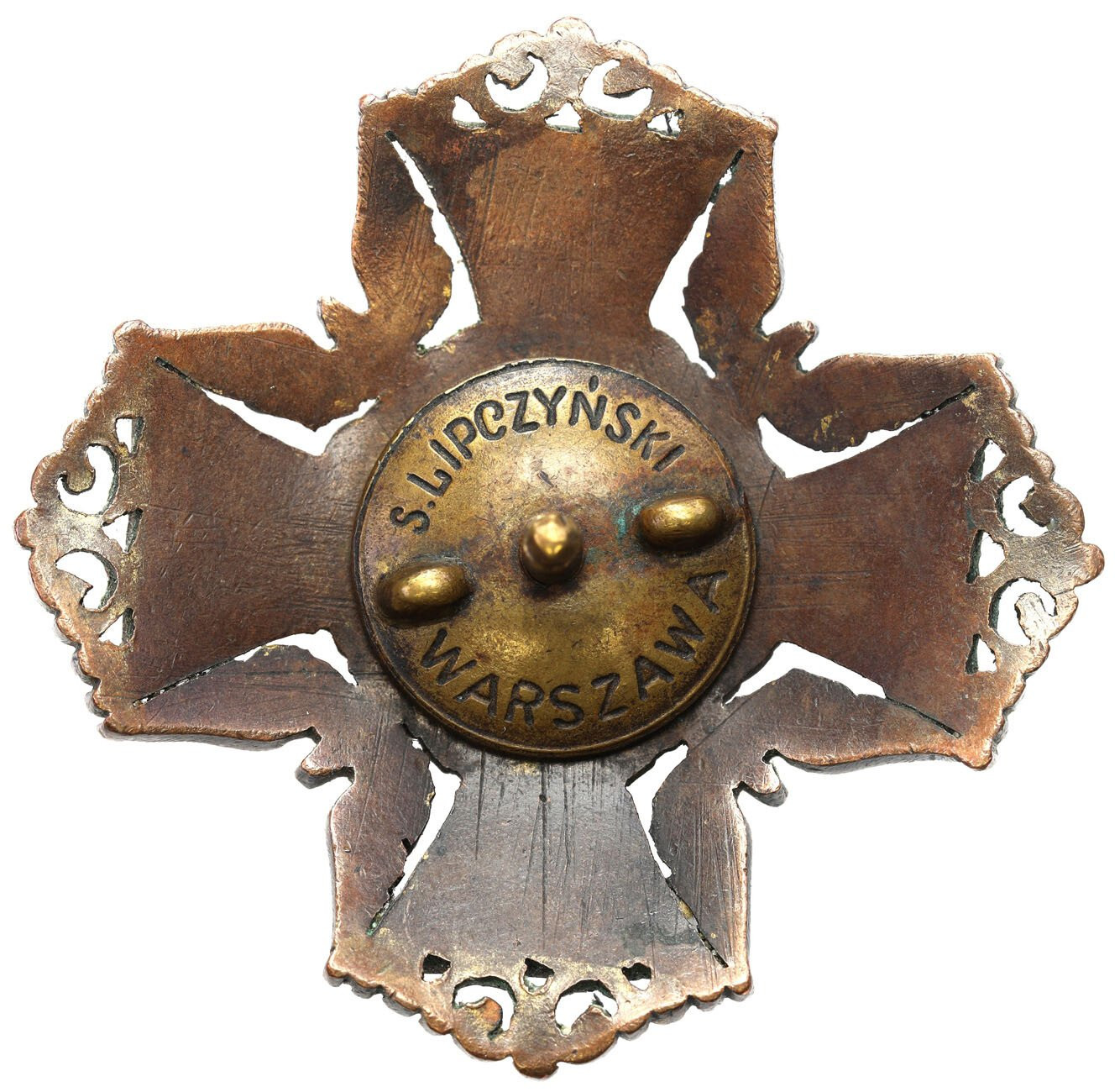 II RP. Odznaka Wojskowa Straż Kolejowa 1918-1920 