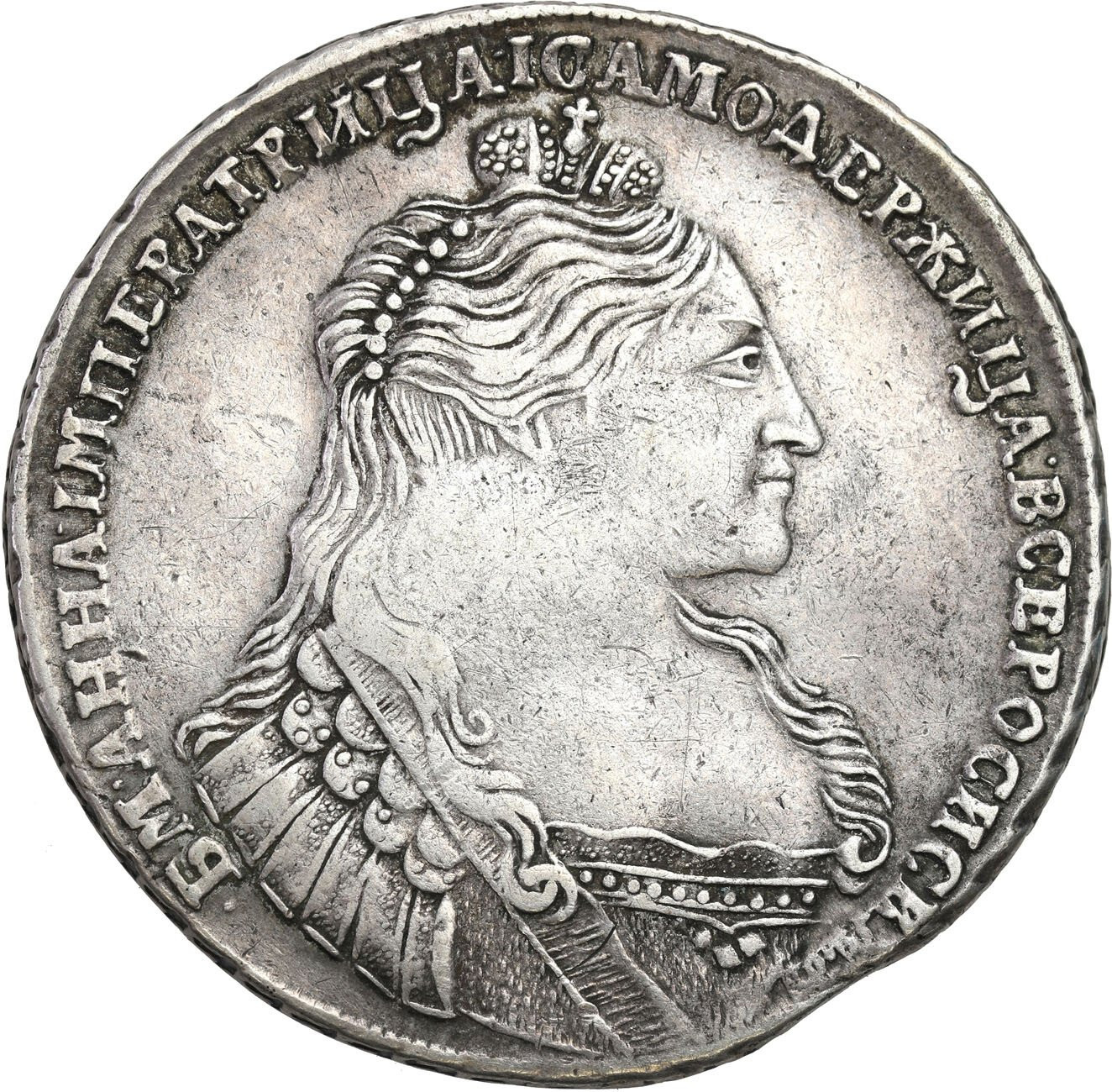 Rosja. Anna. Rubel 1736, Moskwa